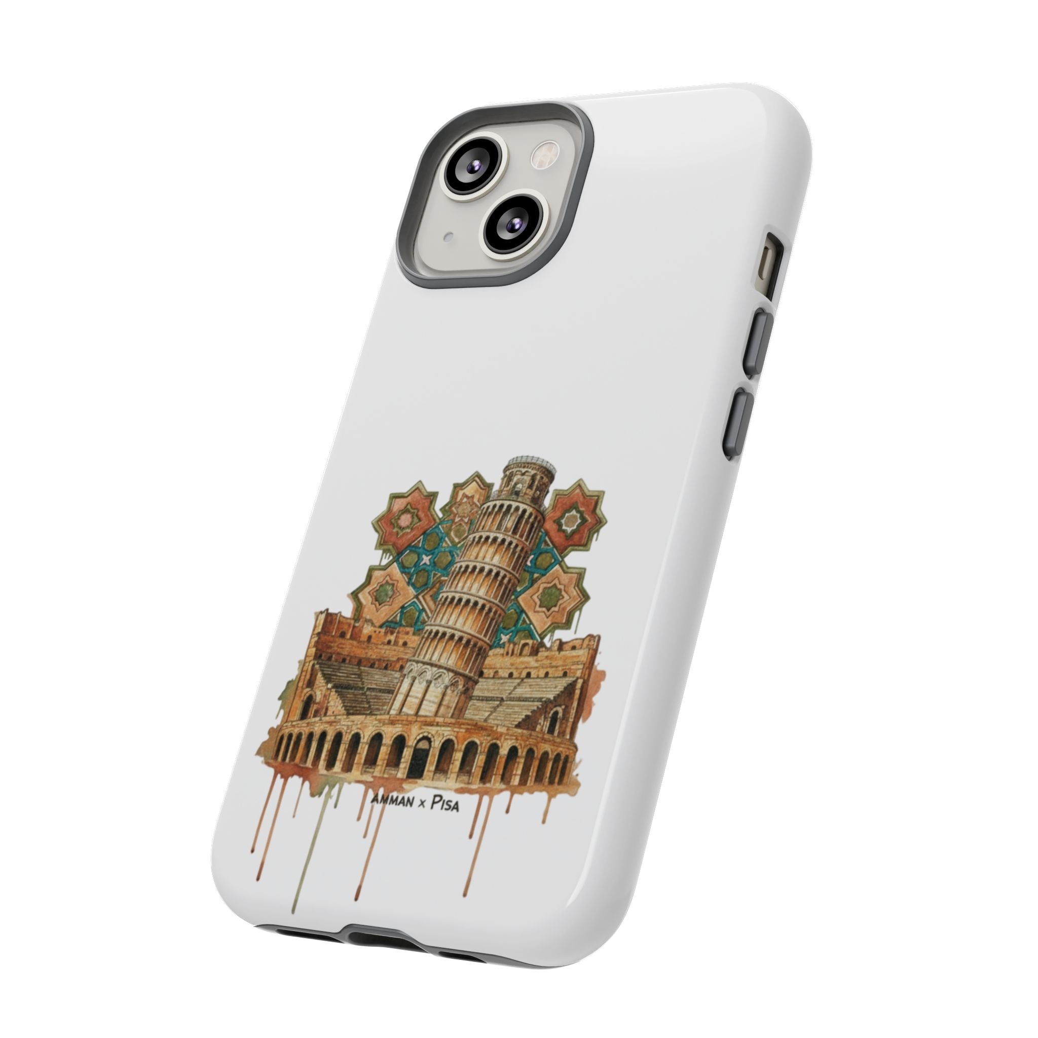 Leaning Tower Tough Phone Case — Vintage Pisa Travel Design