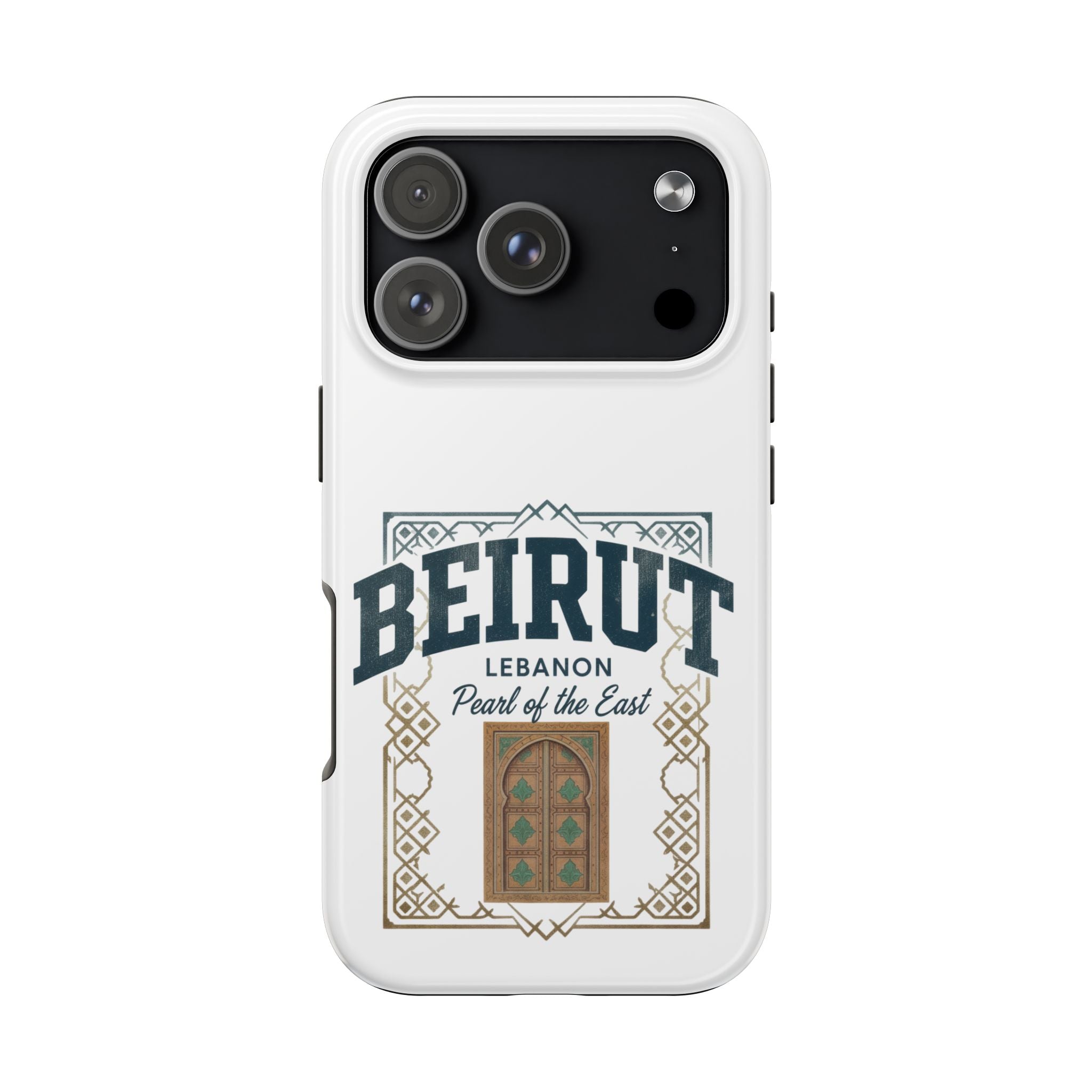 Beirut Lebanon Tough Phone Case — 'Pearl of the East' Vintage Door Design