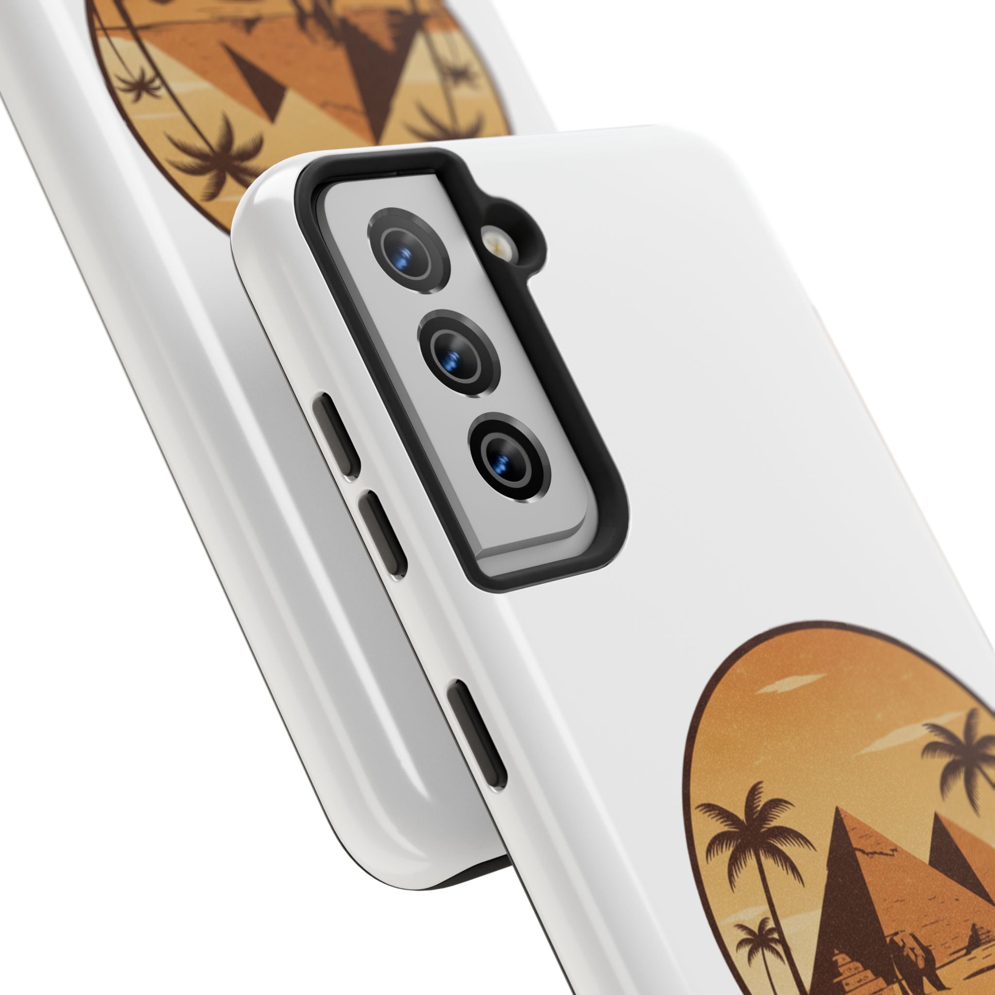 Cairo Pyramids Tough Phone Case — Vintage Egypt Travel iPhone/Android Protective Cover