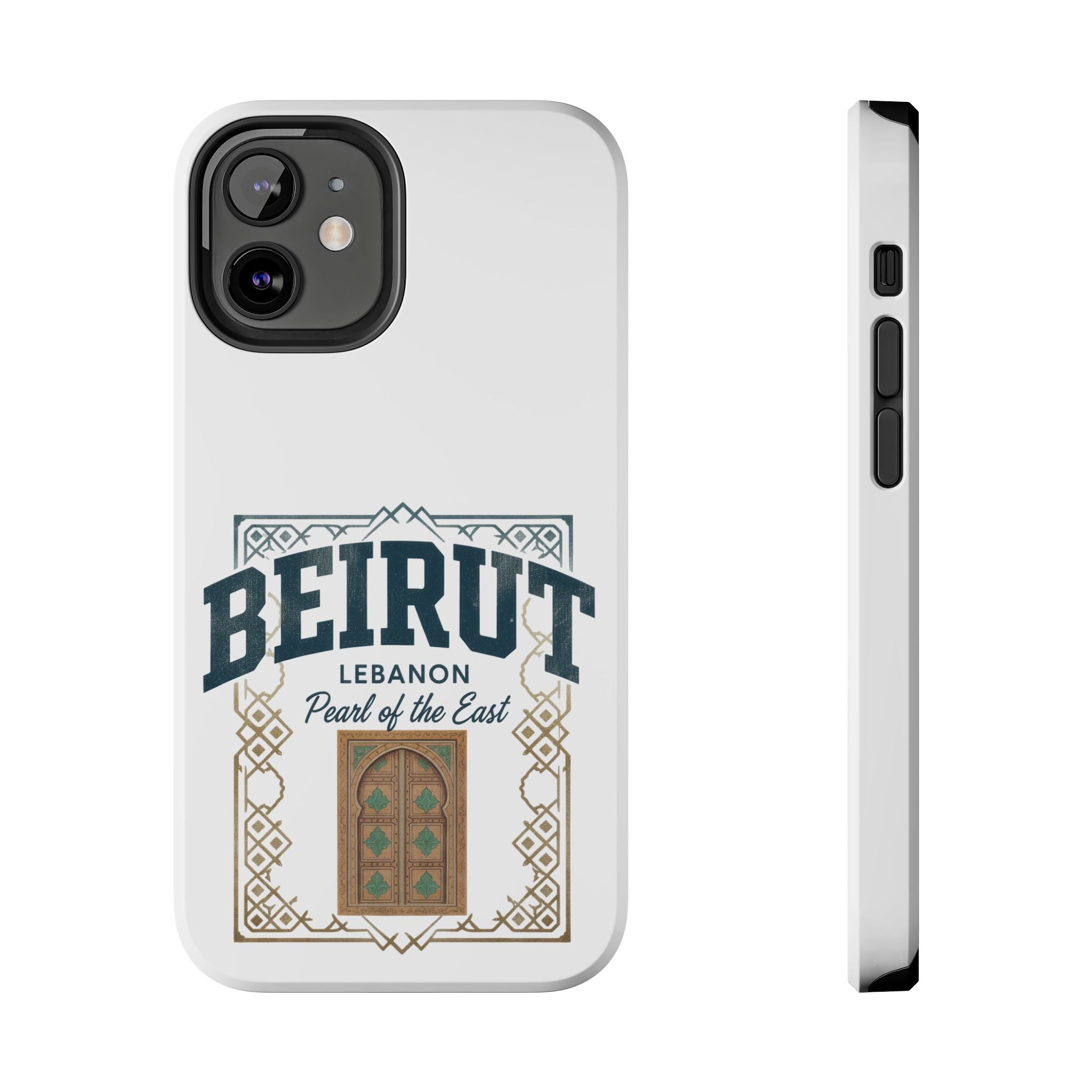 Beirut Lebanon Tough Phone Case — 'Pearl of the East' Vintage Door Design