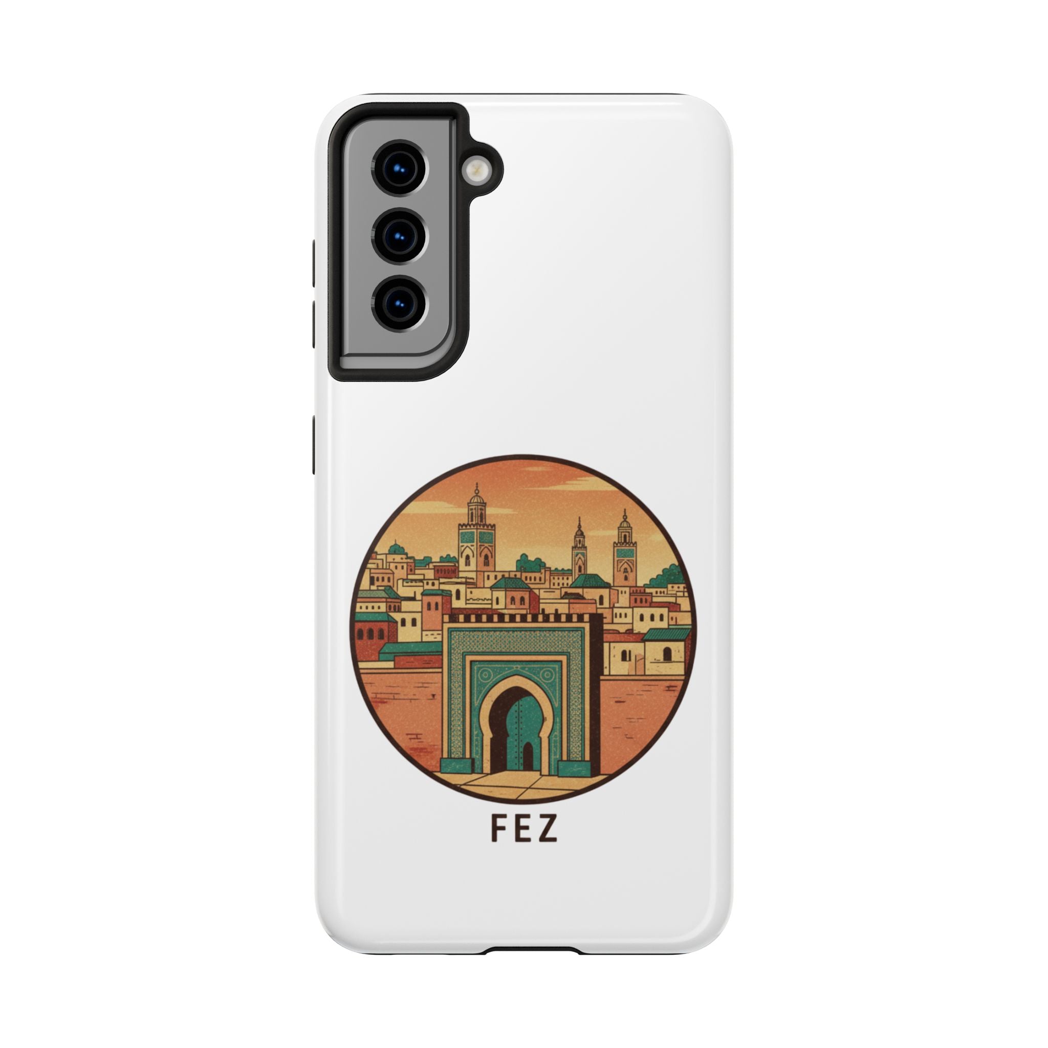 Fez City Tough Phone Case — Moroccan Archway Travel Phone Case