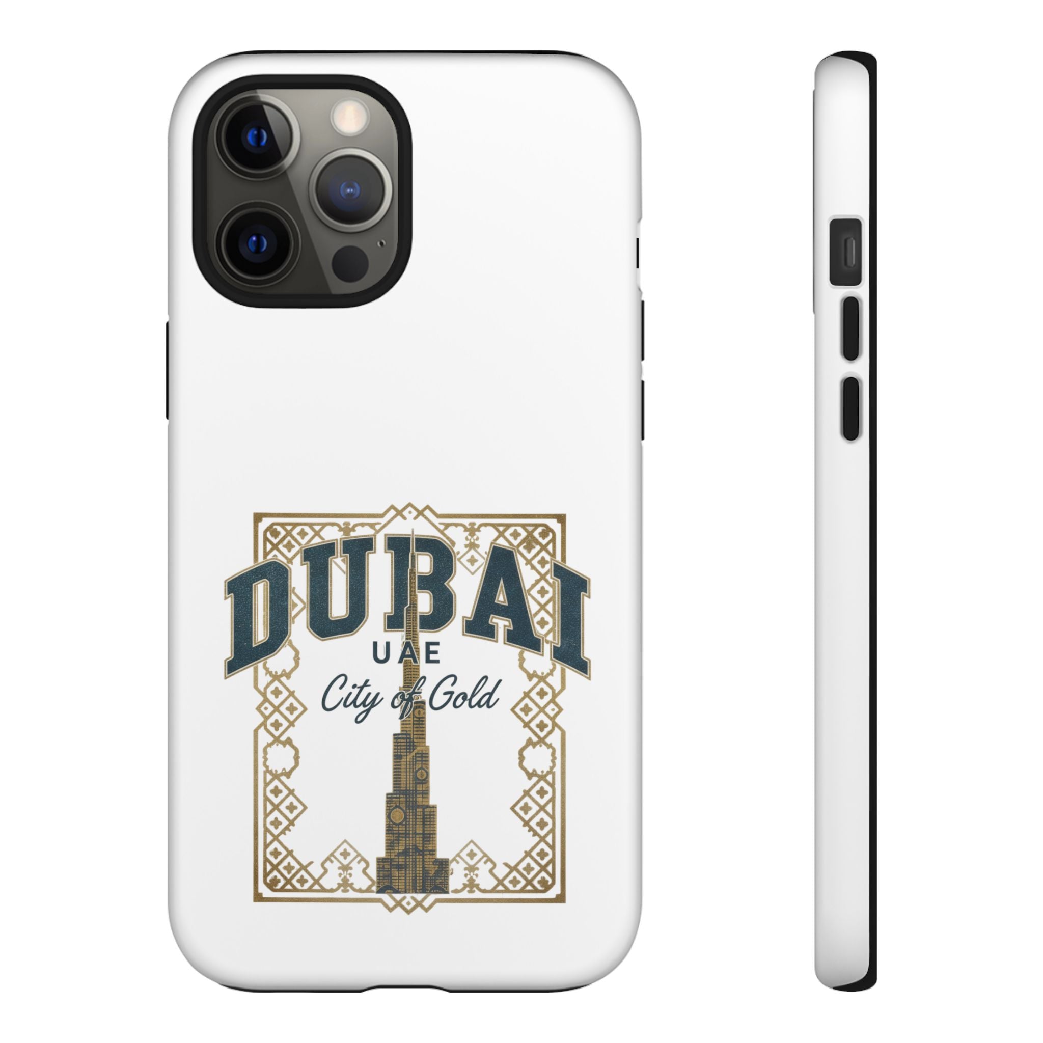 Dubai City of Gold Tough Phone Case — Protective Travel Phone Cover