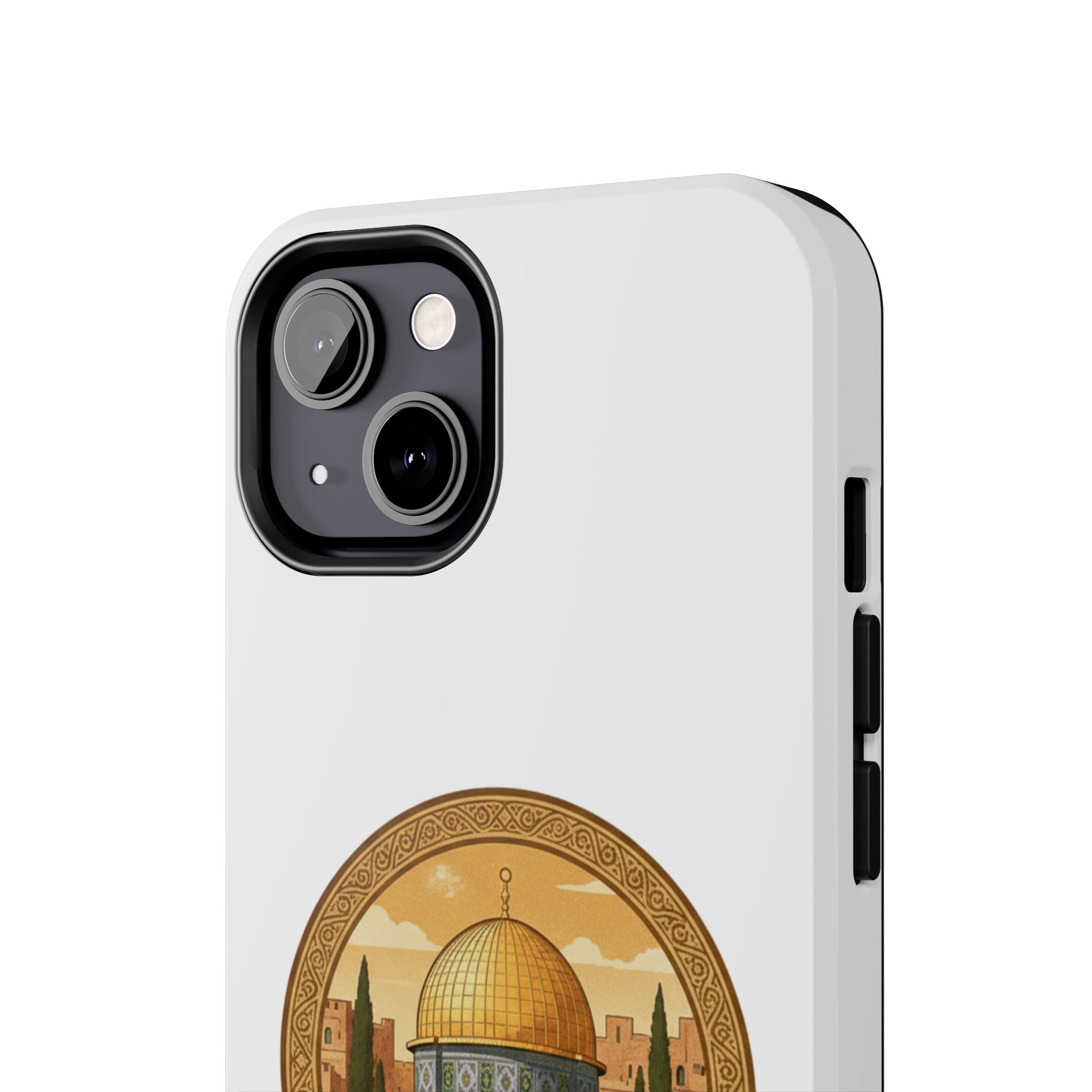 Jerusalem Dome Tough Phone Case — Golden Dome of the Rock Illustration