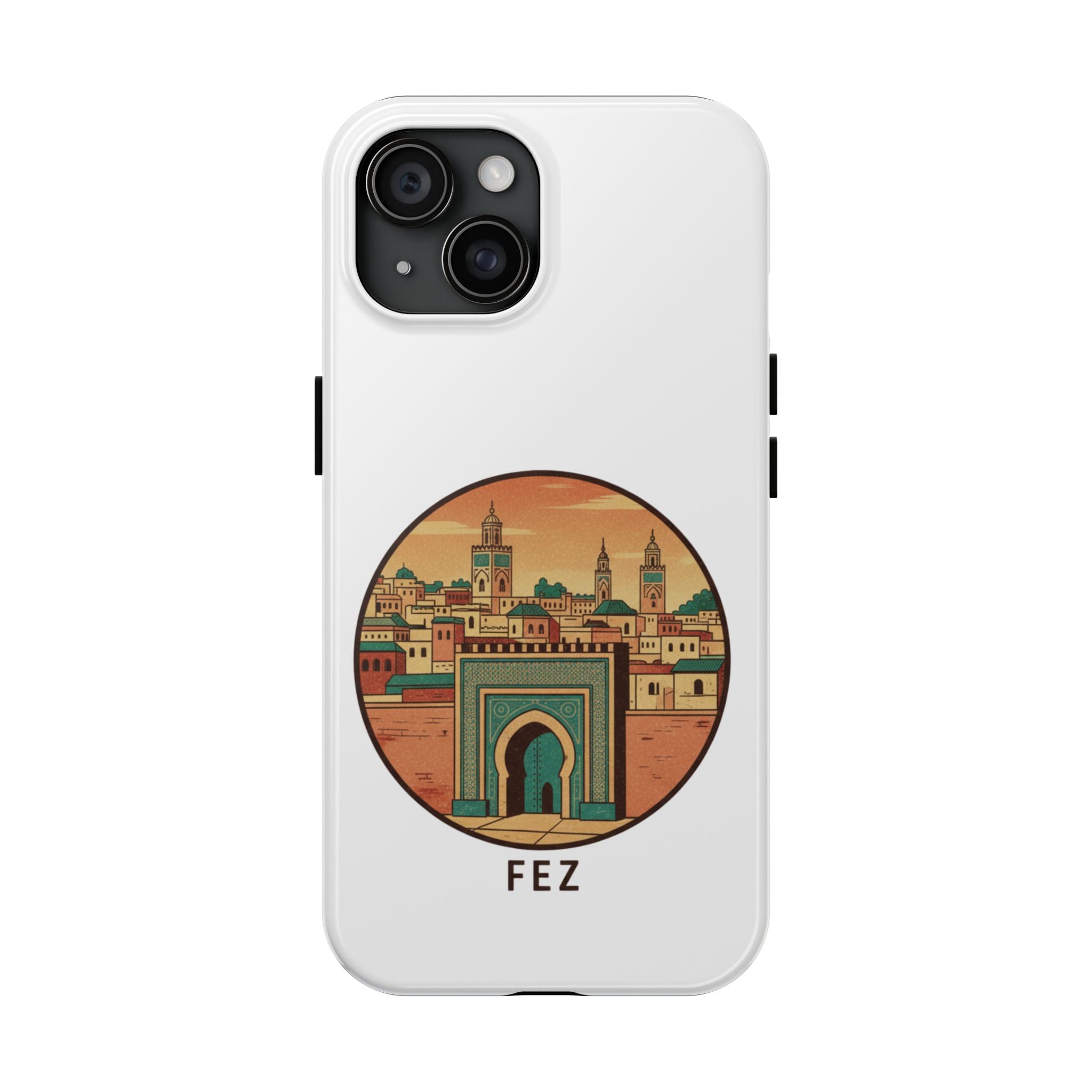 Fez City Tough Phone Case — Moroccan Archway Travel Phone Case
