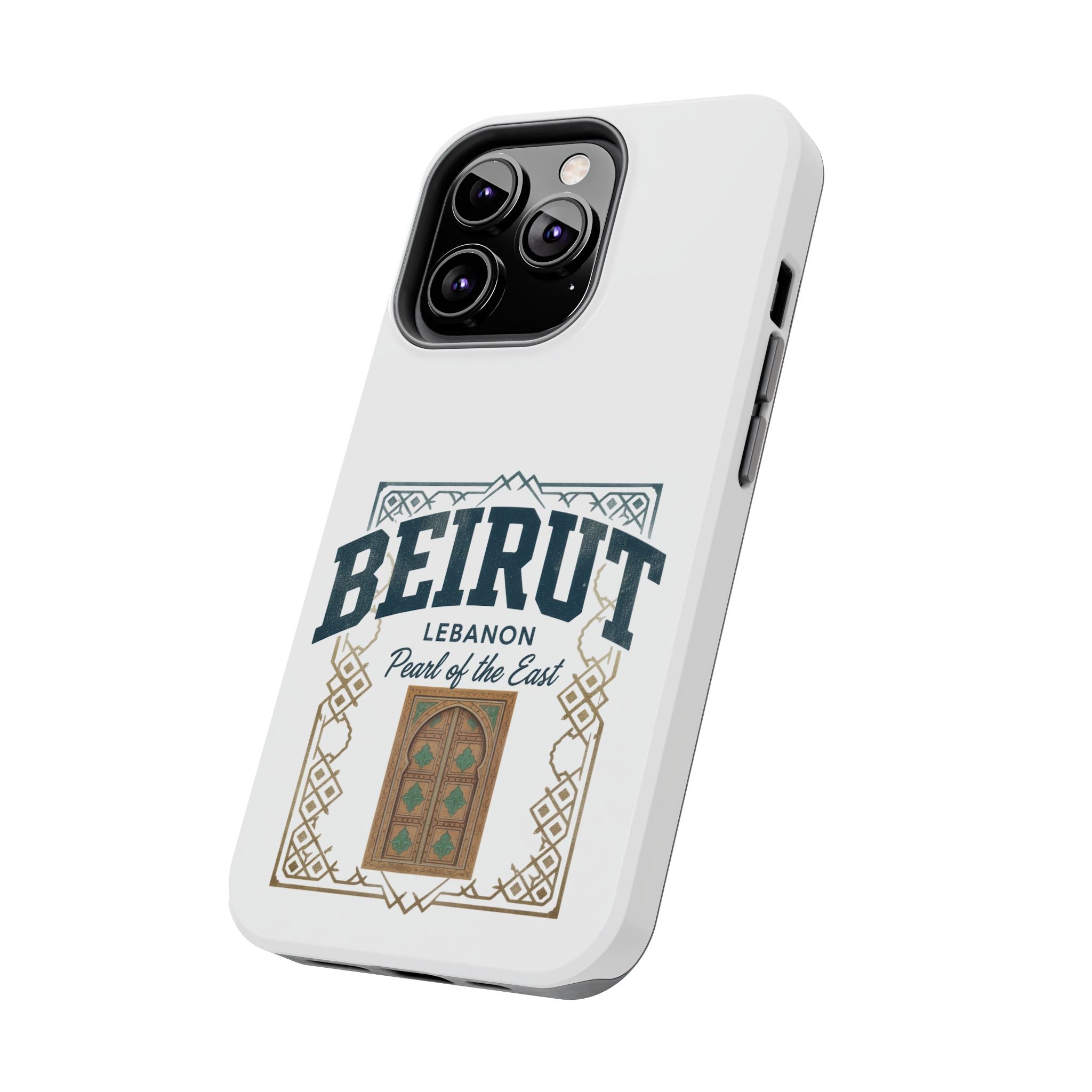 Beirut Lebanon Tough Phone Case — 'Pearl of the East' Vintage Door Design