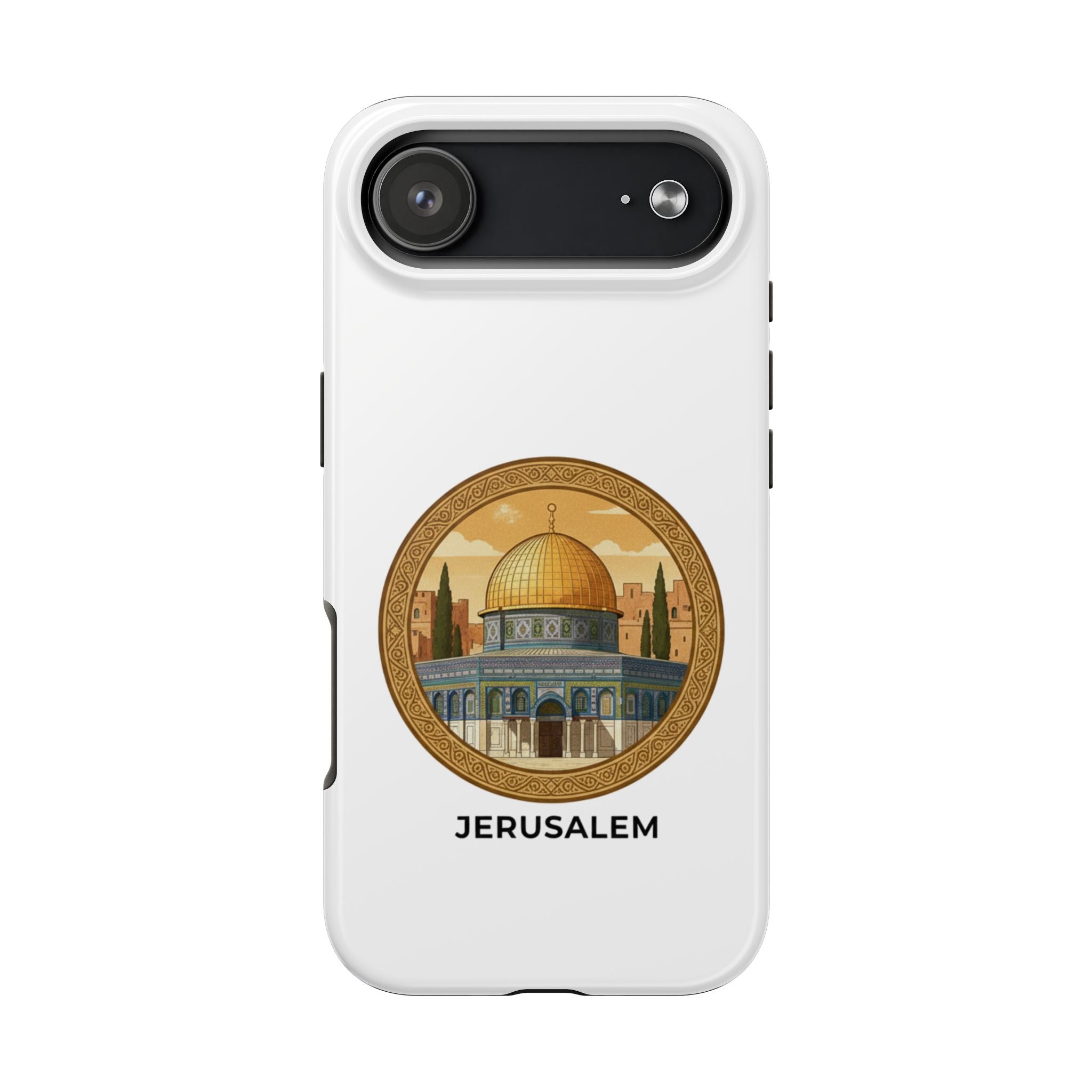 Jerusalem Dome Tough Phone Case — Golden Dome of the Rock Illustration
