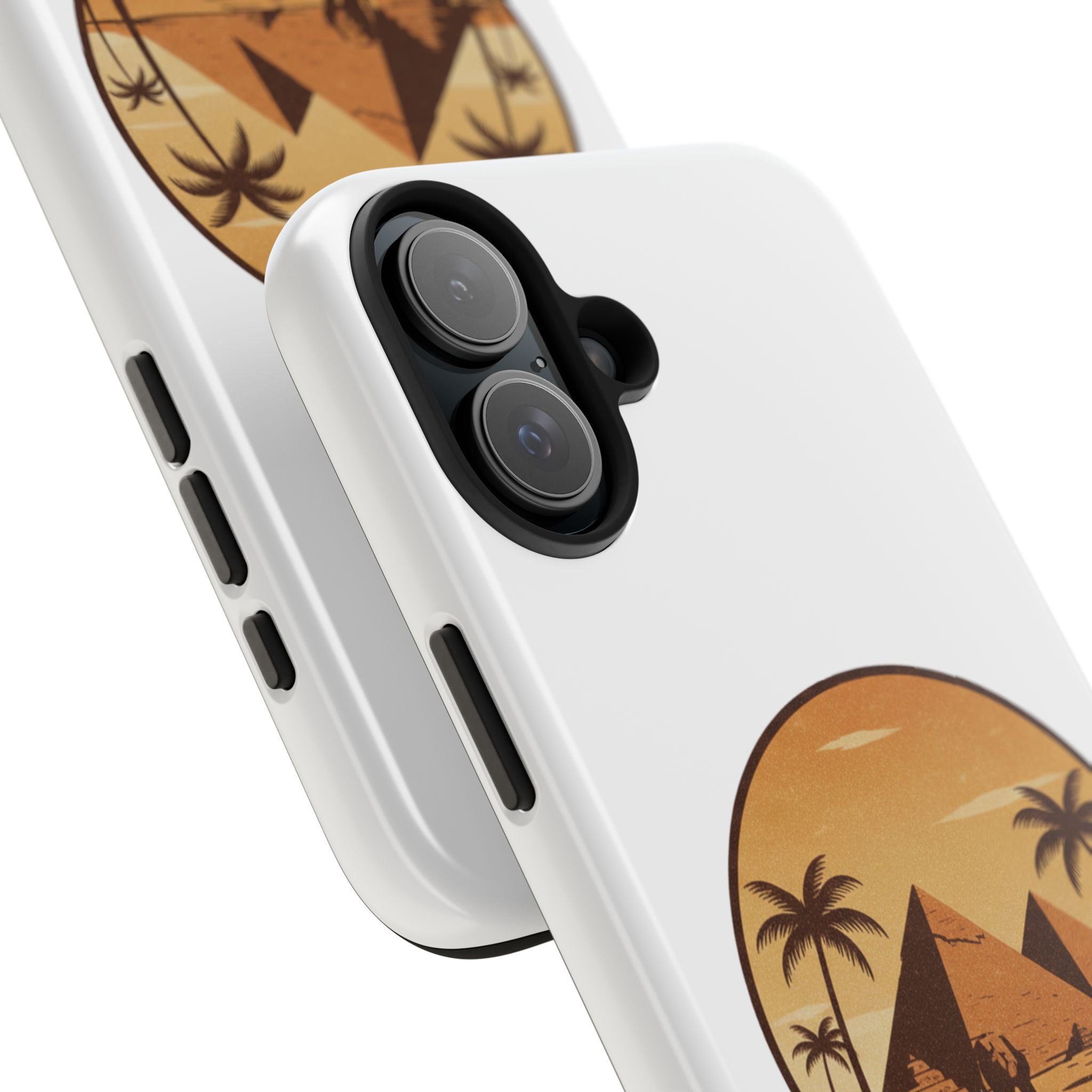 Cairo Pyramids Tough Phone Case — Vintage Egypt Travel iPhone/Android Protective Cover