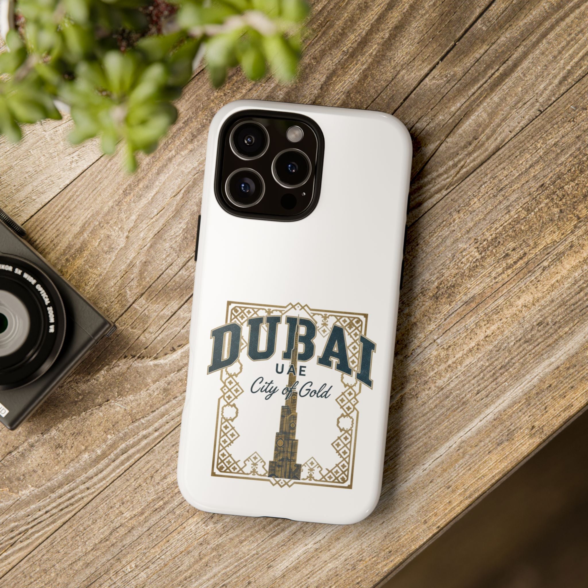 Dubai City of Gold Tough Phone Case — Protective Travel Phone Cover
