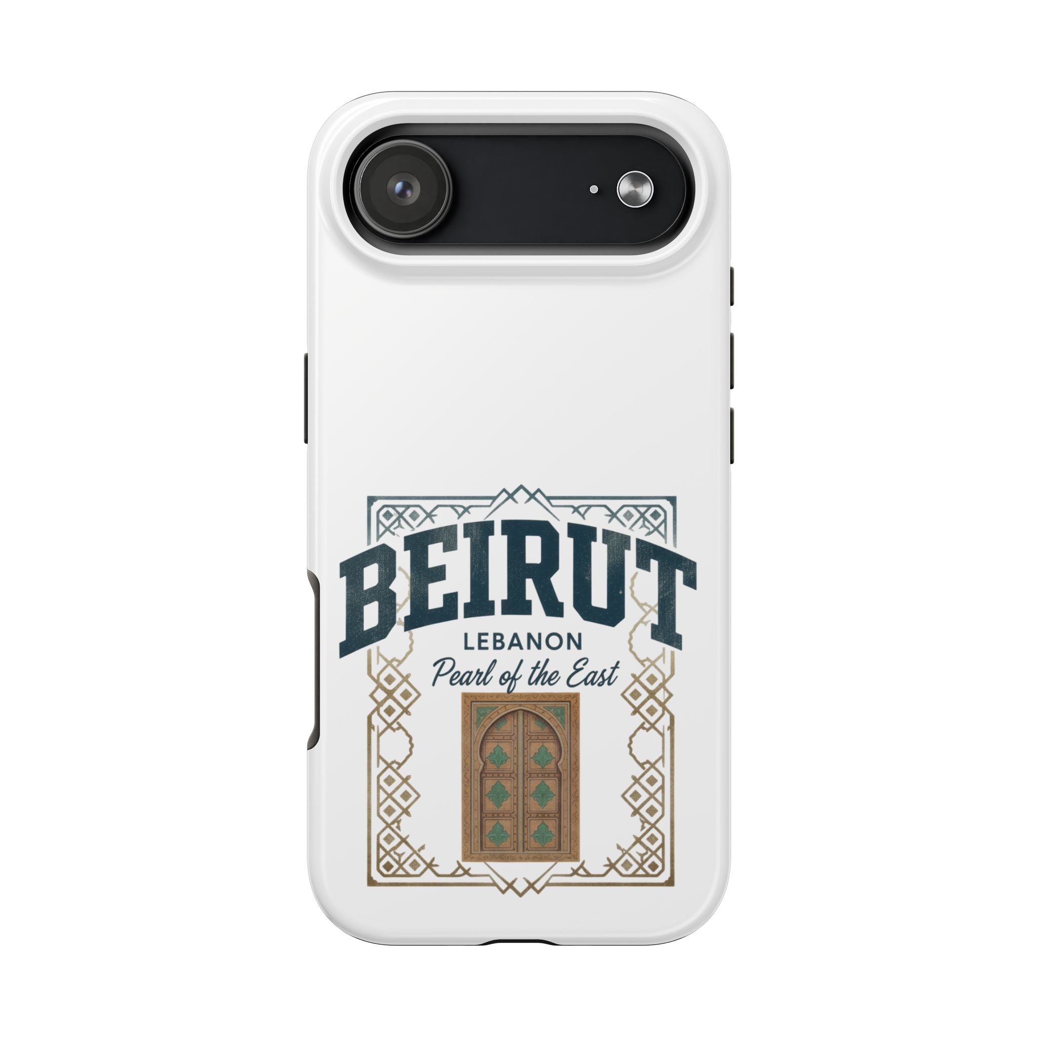 Beirut Lebanon Tough Phone Case — 'Pearl of the East' Vintage Door Design