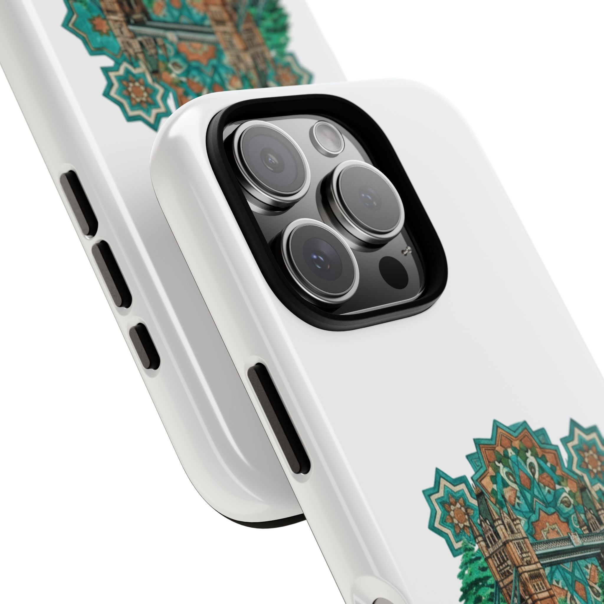 Beirut x London Ornate Phone Case — Turquoise Mosaic Gateway Design