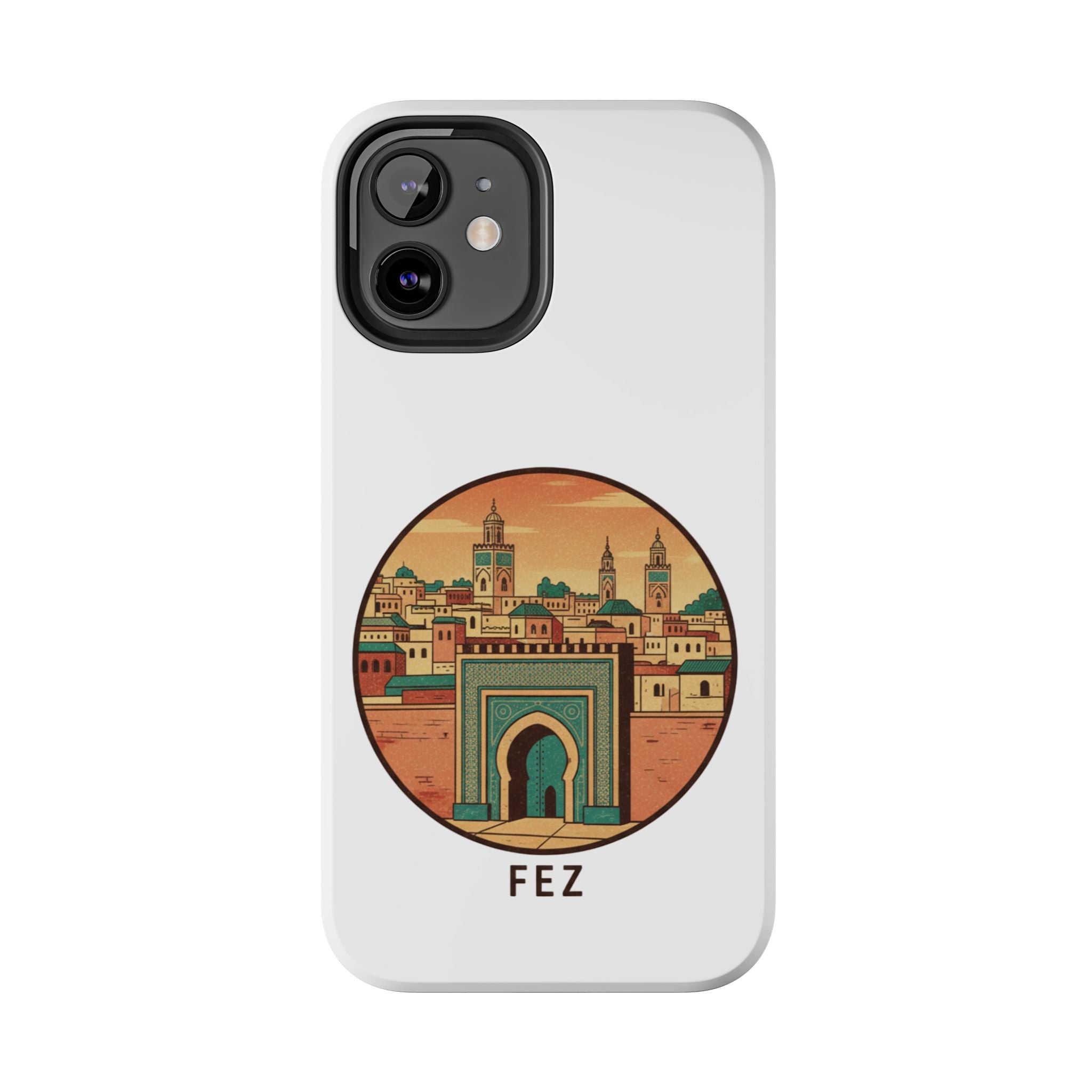 Fez City Tough Phone Case — Moroccan Archway Travel Phone Case