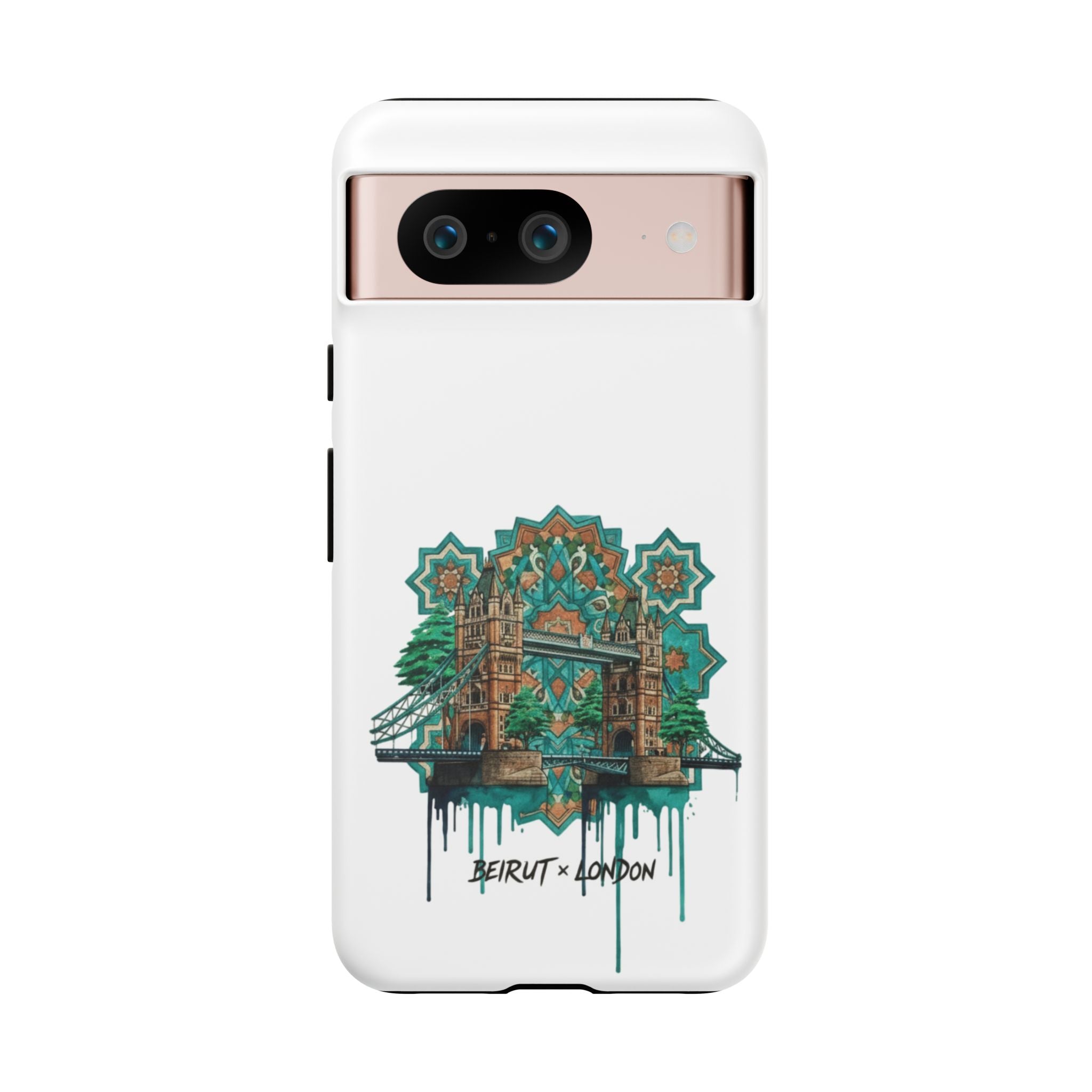 Beirut x London Ornate Phone Case — Turquoise Mosaic Gateway Design