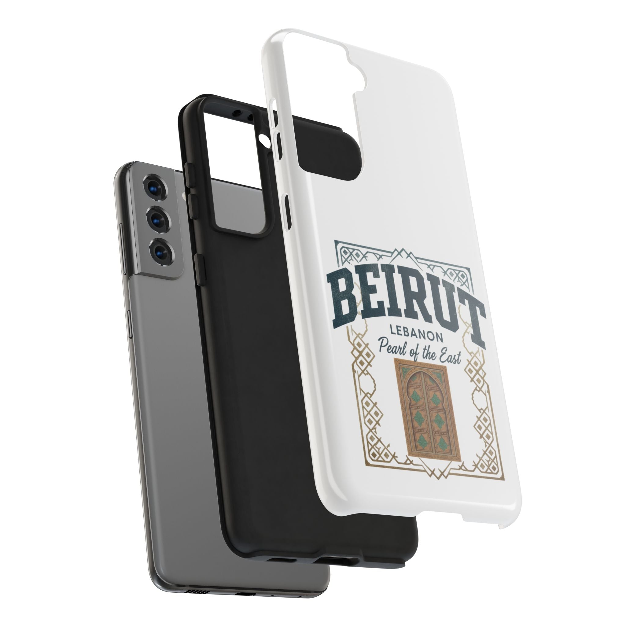 Beirut Lebanon Tough Phone Case — 'Pearl of the East' Vintage Door Design