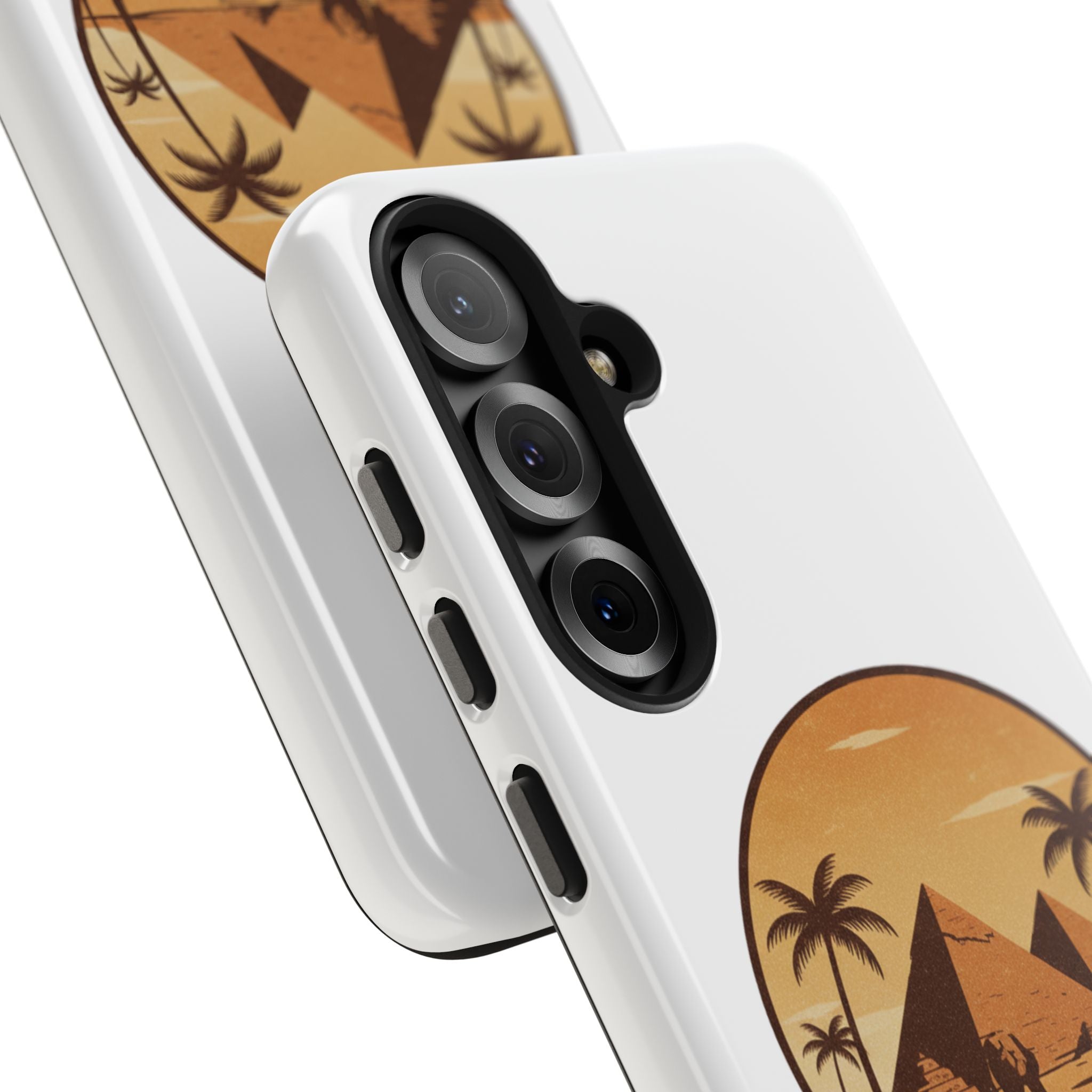 Cairo Pyramids Tough Phone Case — Vintage Egypt Travel iPhone/Android Protective Cover