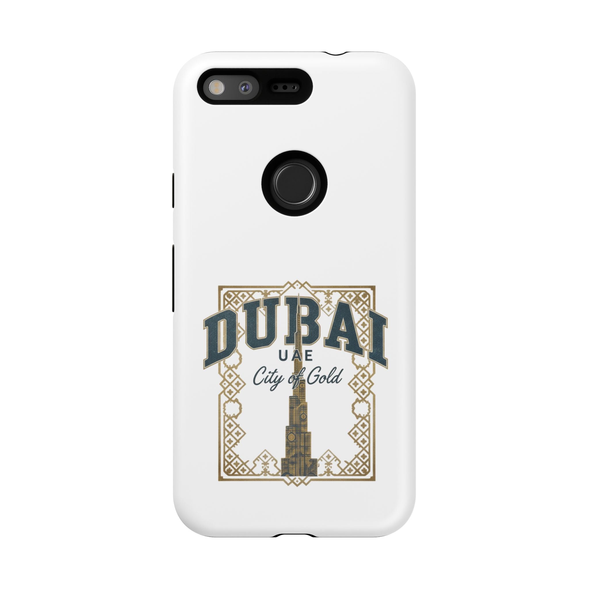 Dubai City of Gold Tough Phone Case — Protective Travel Phone Cover