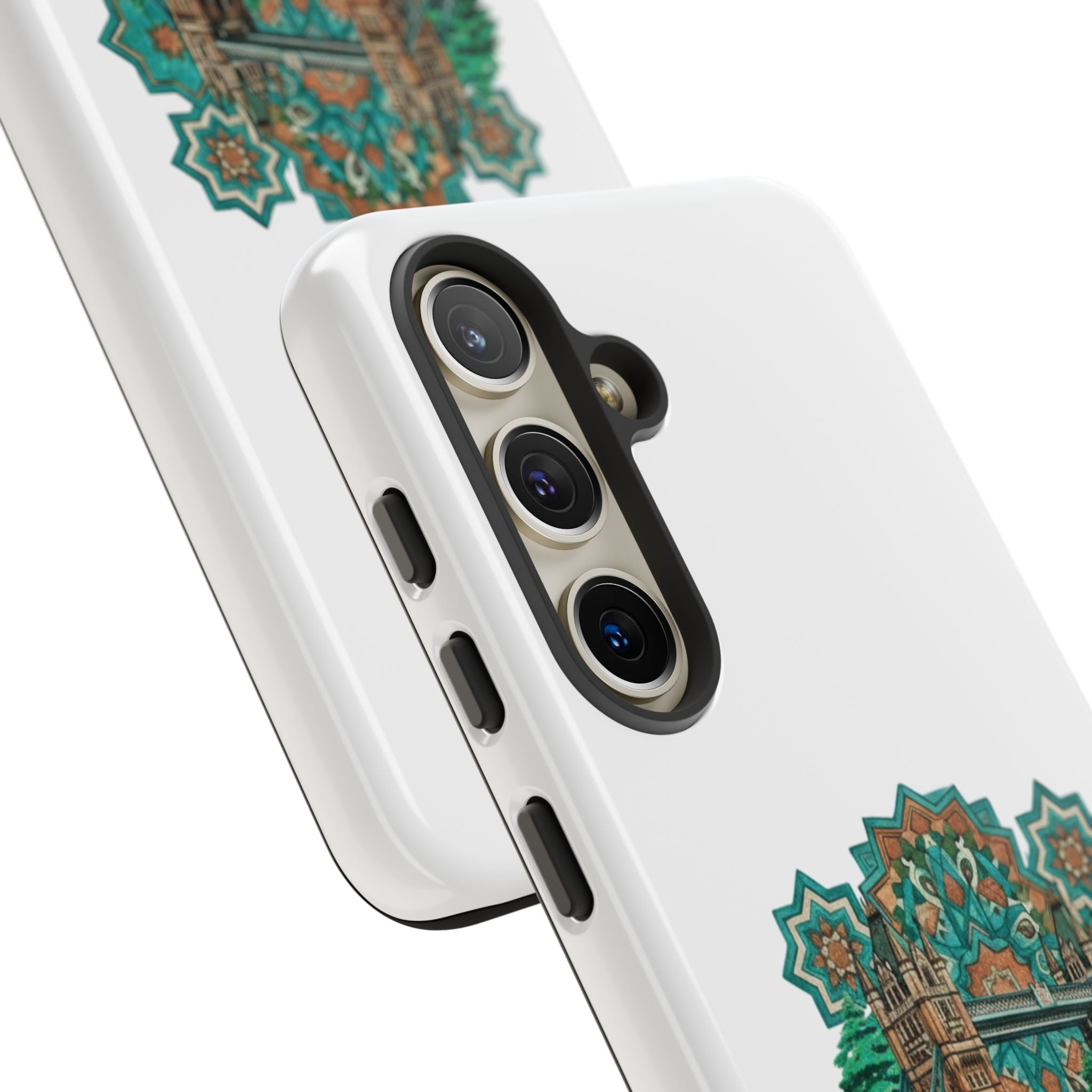 Beirut x London Ornate Phone Case — Turquoise Mosaic Gateway Design