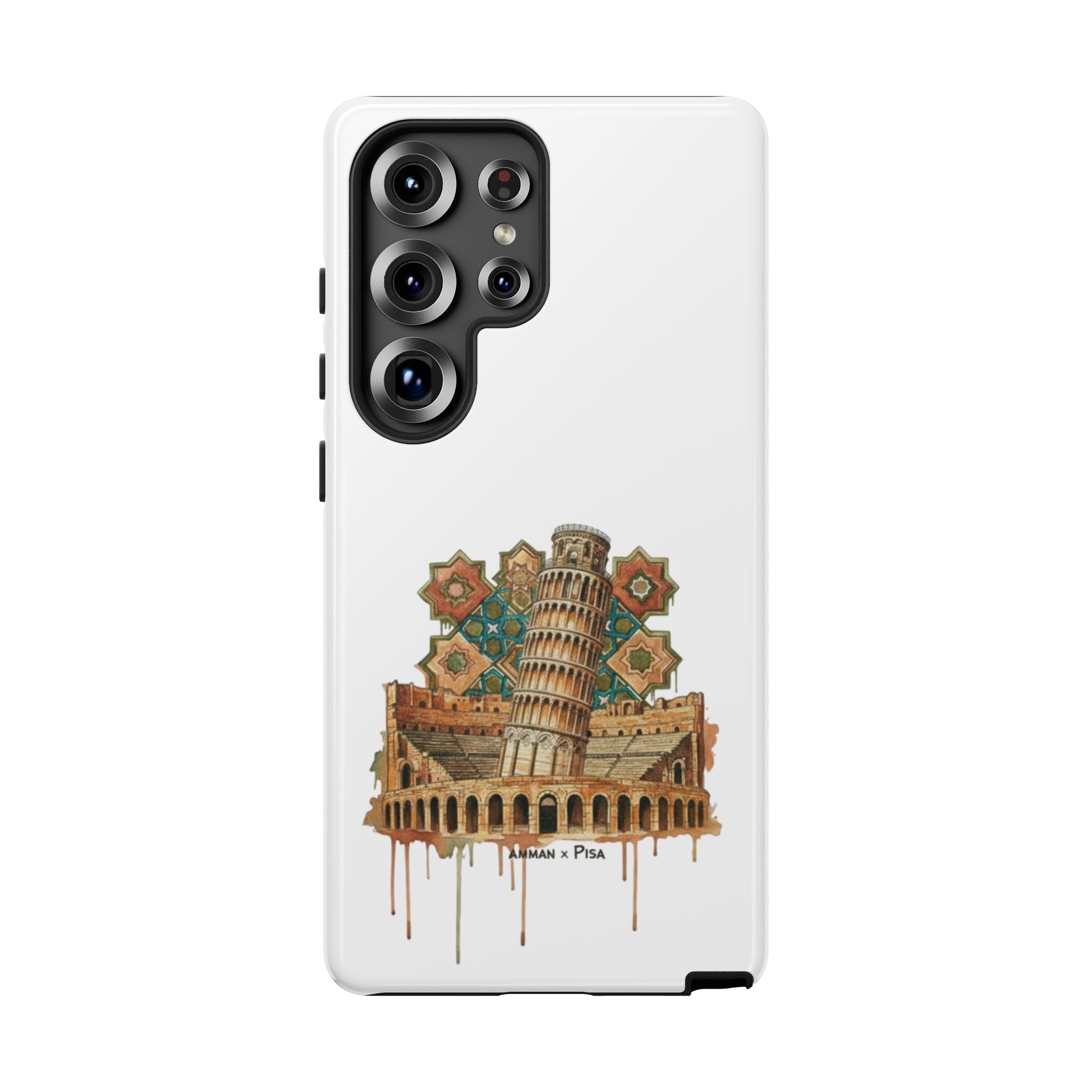 Leaning Tower Tough Phone Case — Vintage Pisa Travel Design