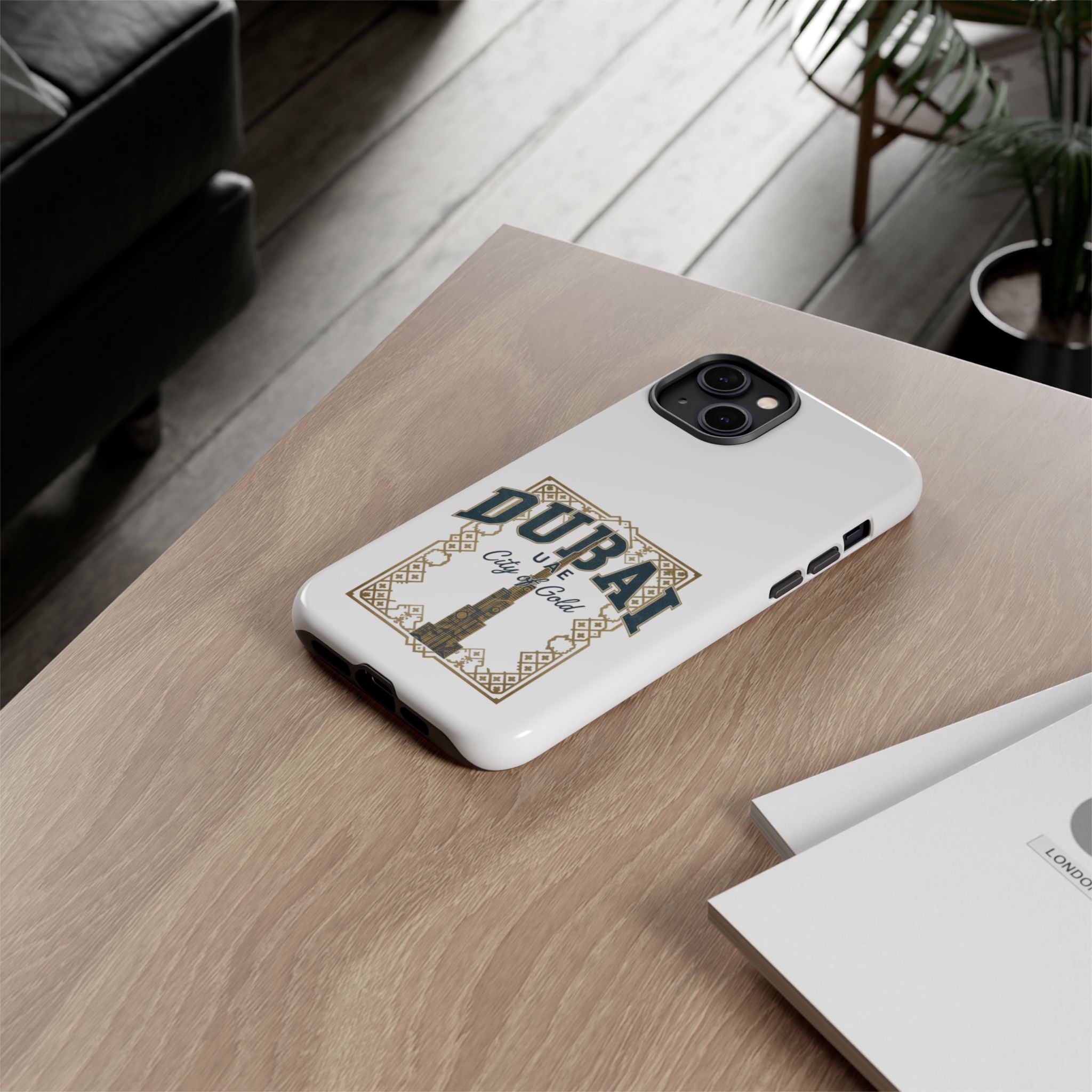 Dubai City of Gold Tough Phone Case — Protective Travel Phone Cover