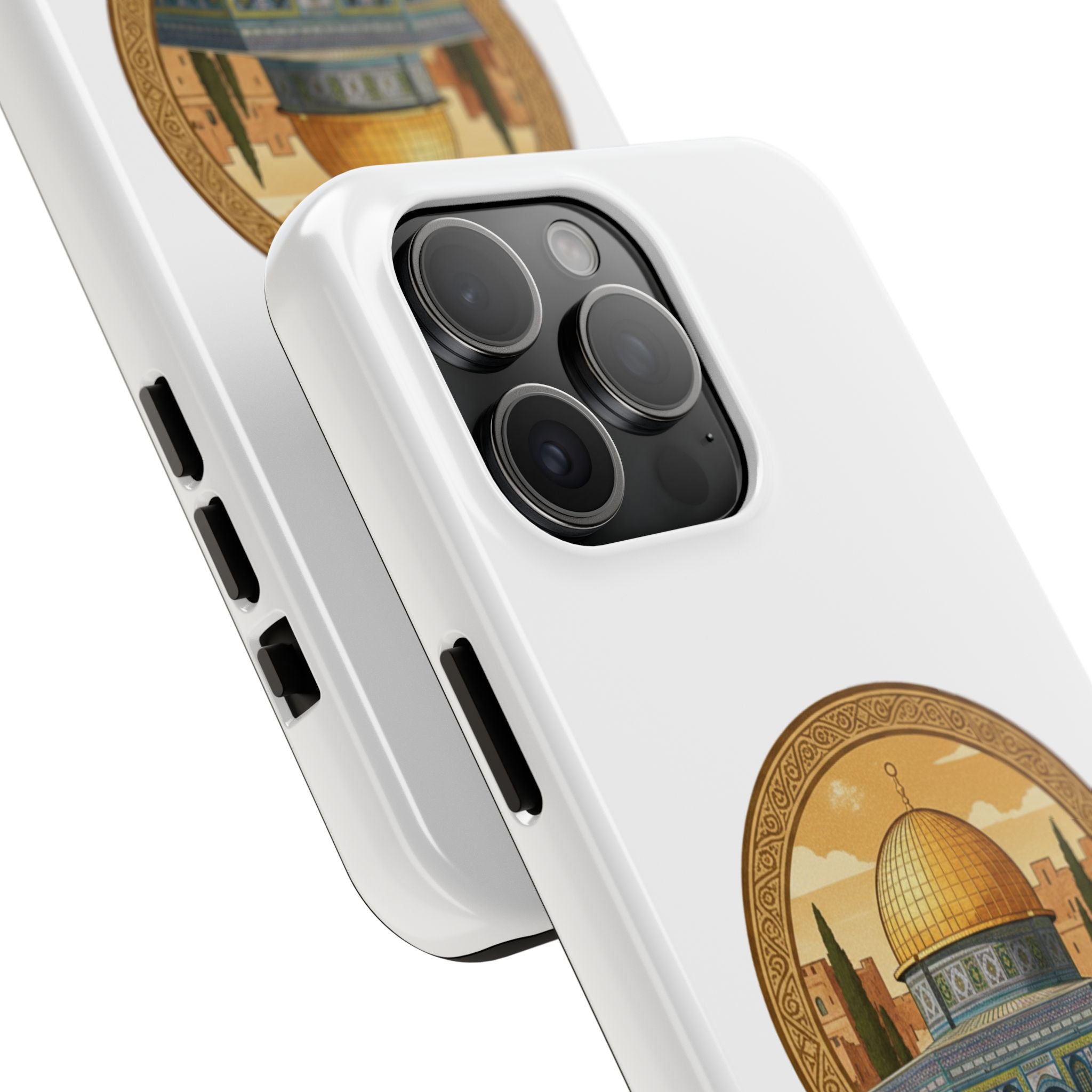 Jerusalem Dome Tough Phone Case — Golden Dome of the Rock Illustration