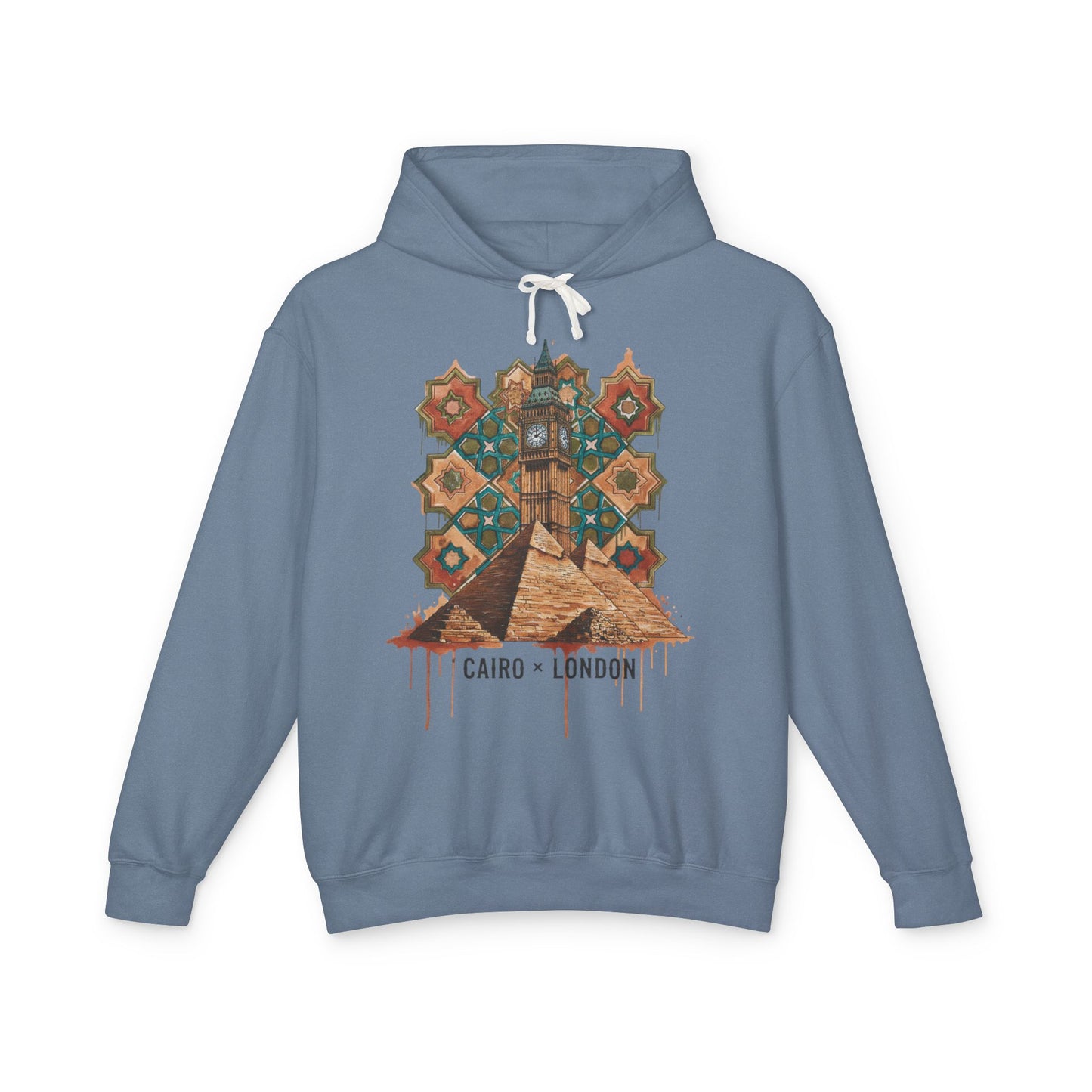 Cairo to London Vintage Pyramid Hoodie
