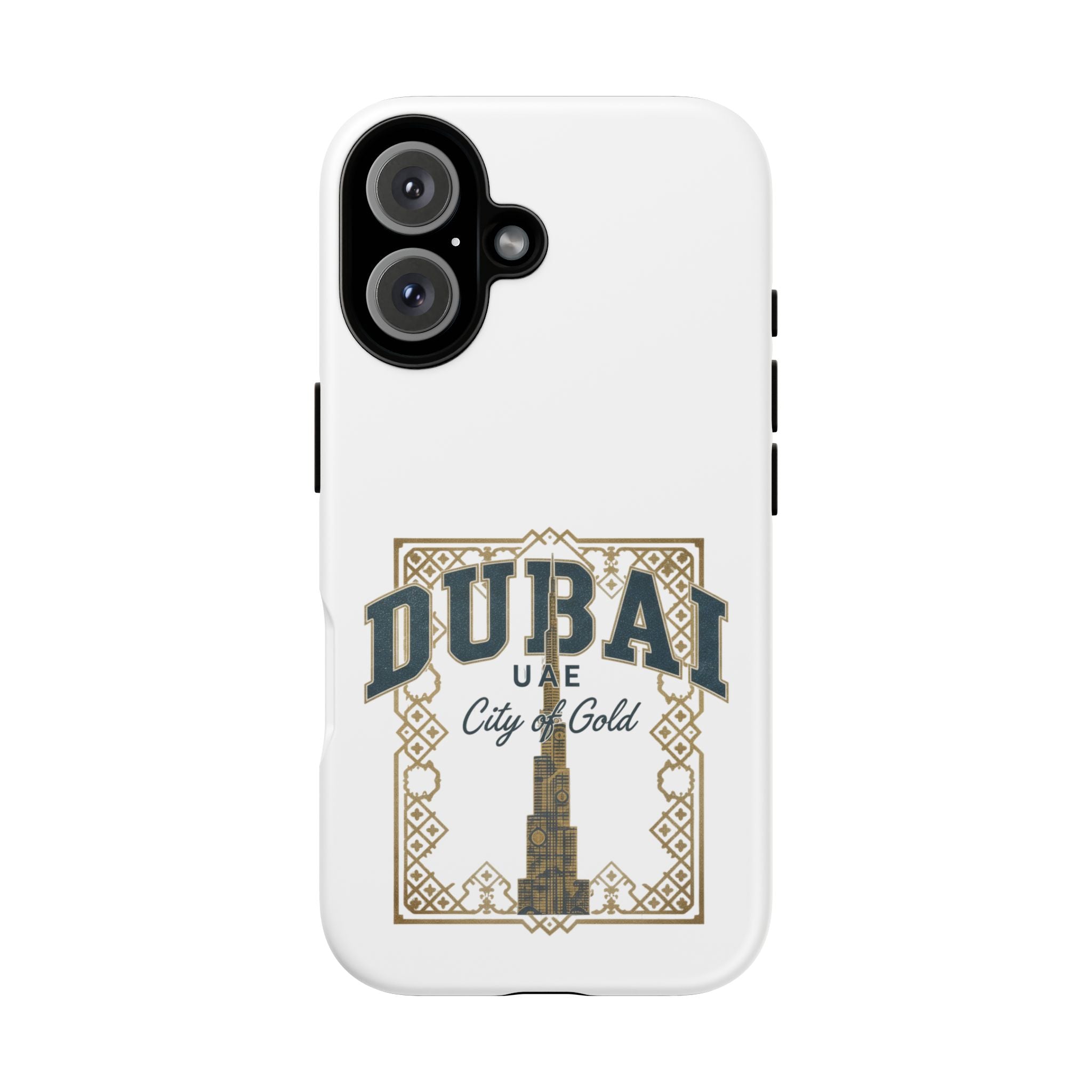 Dubai City of Gold Tough Phone Case — Protective Travel Phone Cover