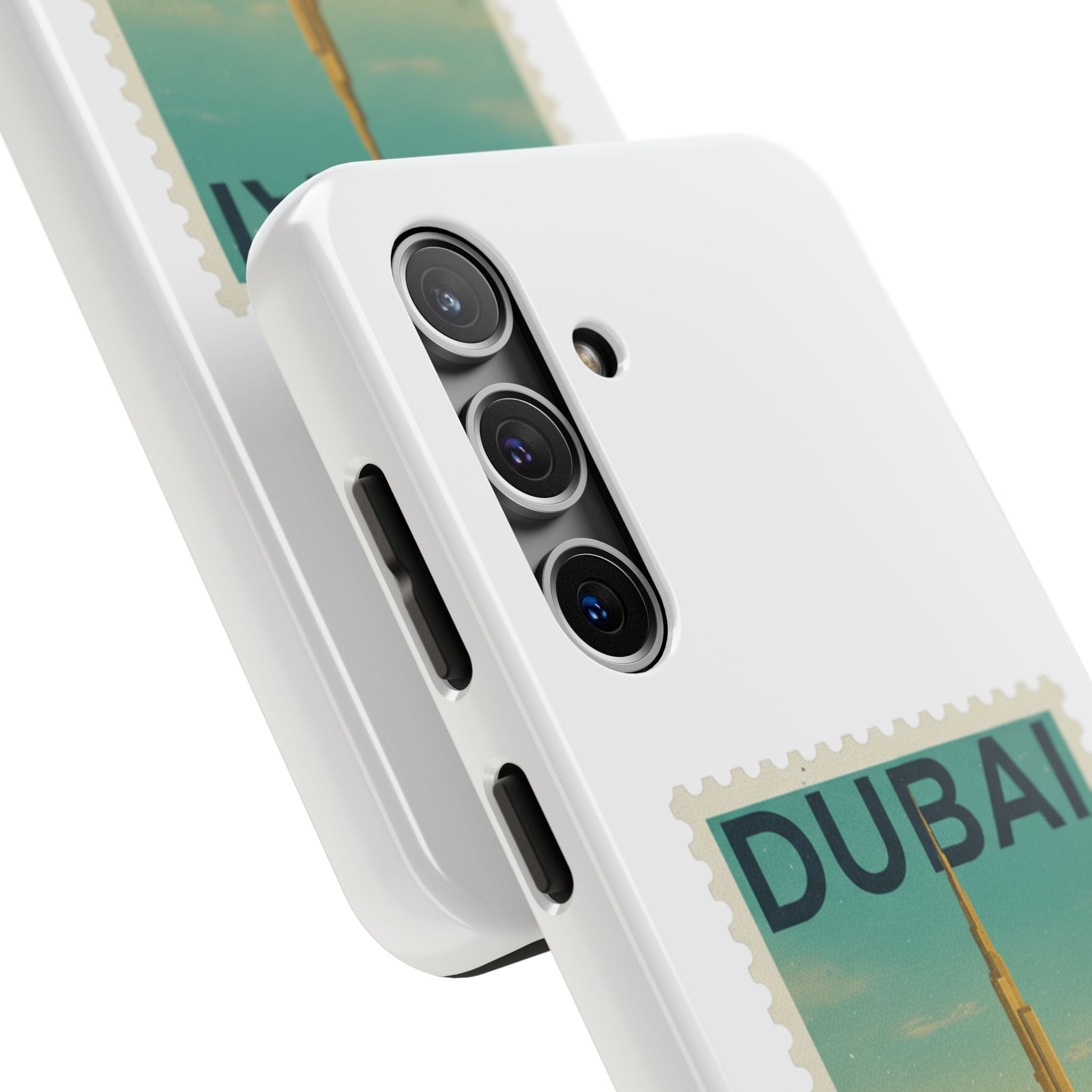 Dubai Postage Stamp Phone Case — Travel-Inspired Tough iPhone Case