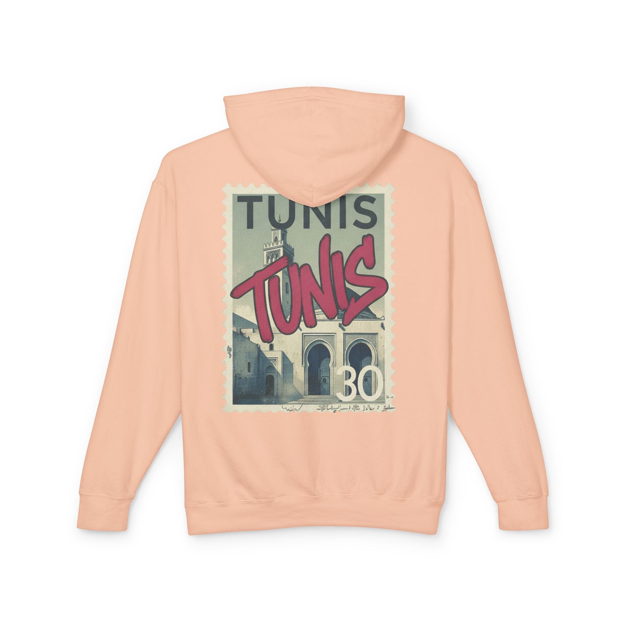 Tunis Vintage Stamp Hooded Sweatshirt