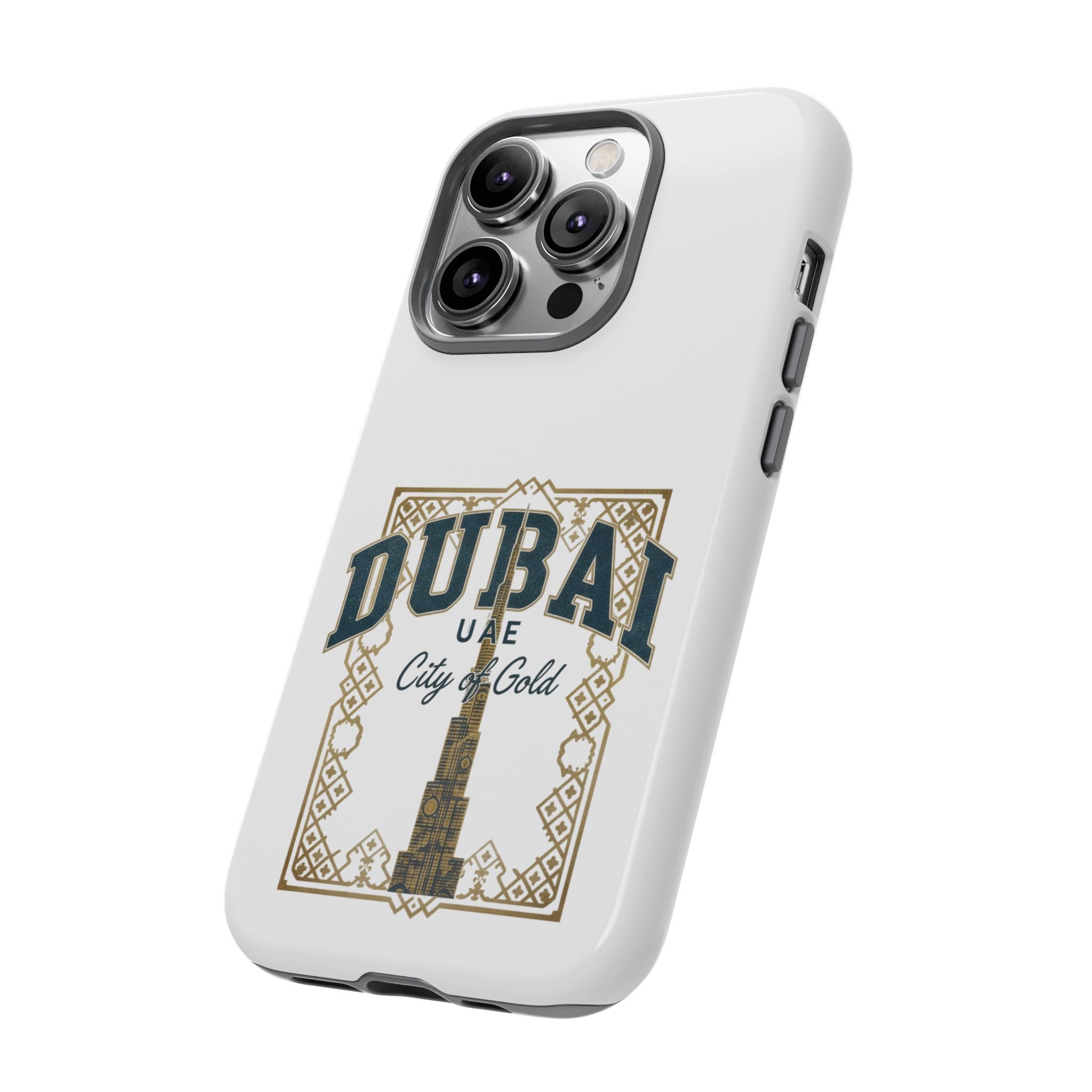 Dubai City of Gold Tough Phone Case — Protective Travel Phone Cover