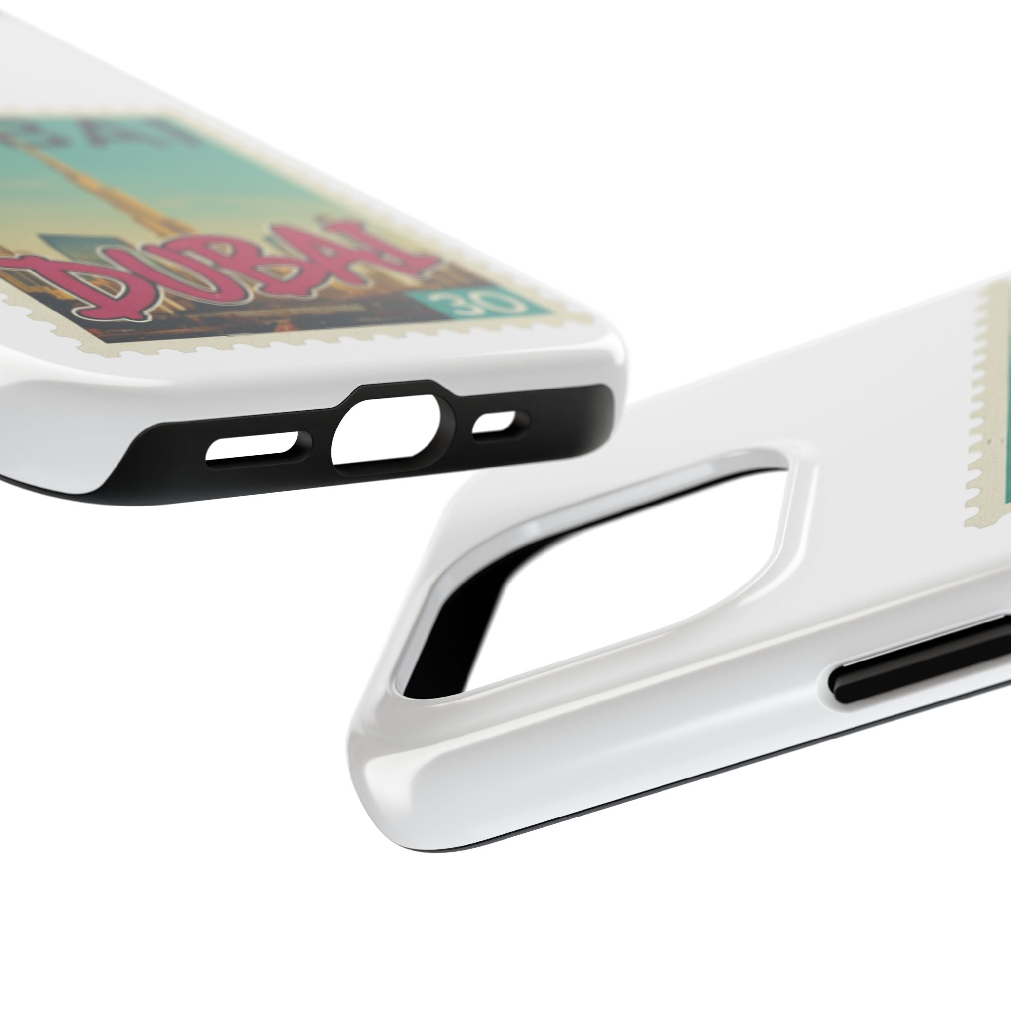 Dubai Postage Stamp Phone Case — Travel-Inspired Tough iPhone Case
