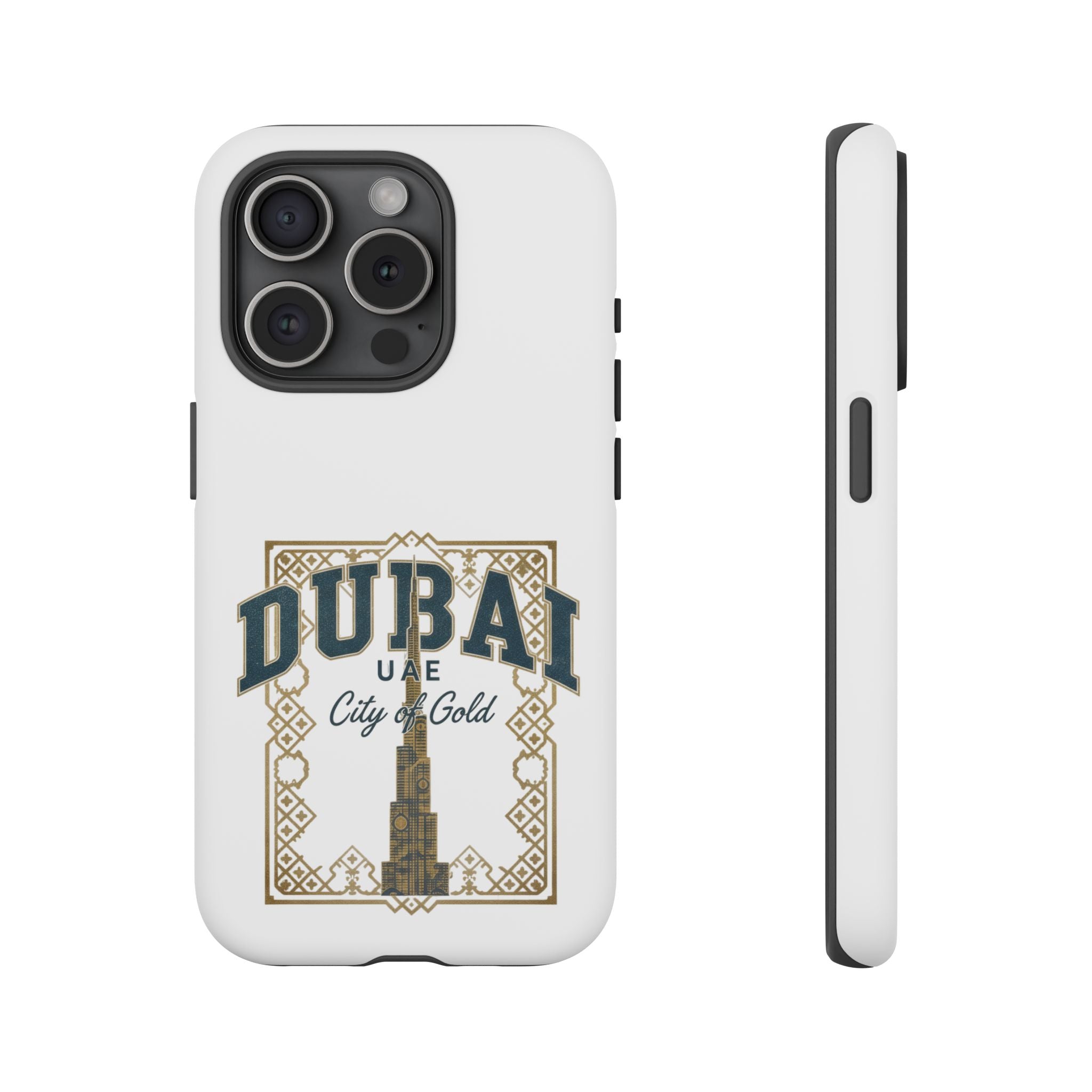 Dubai City of Gold Tough Phone Case — Protective Travel Phone Cover