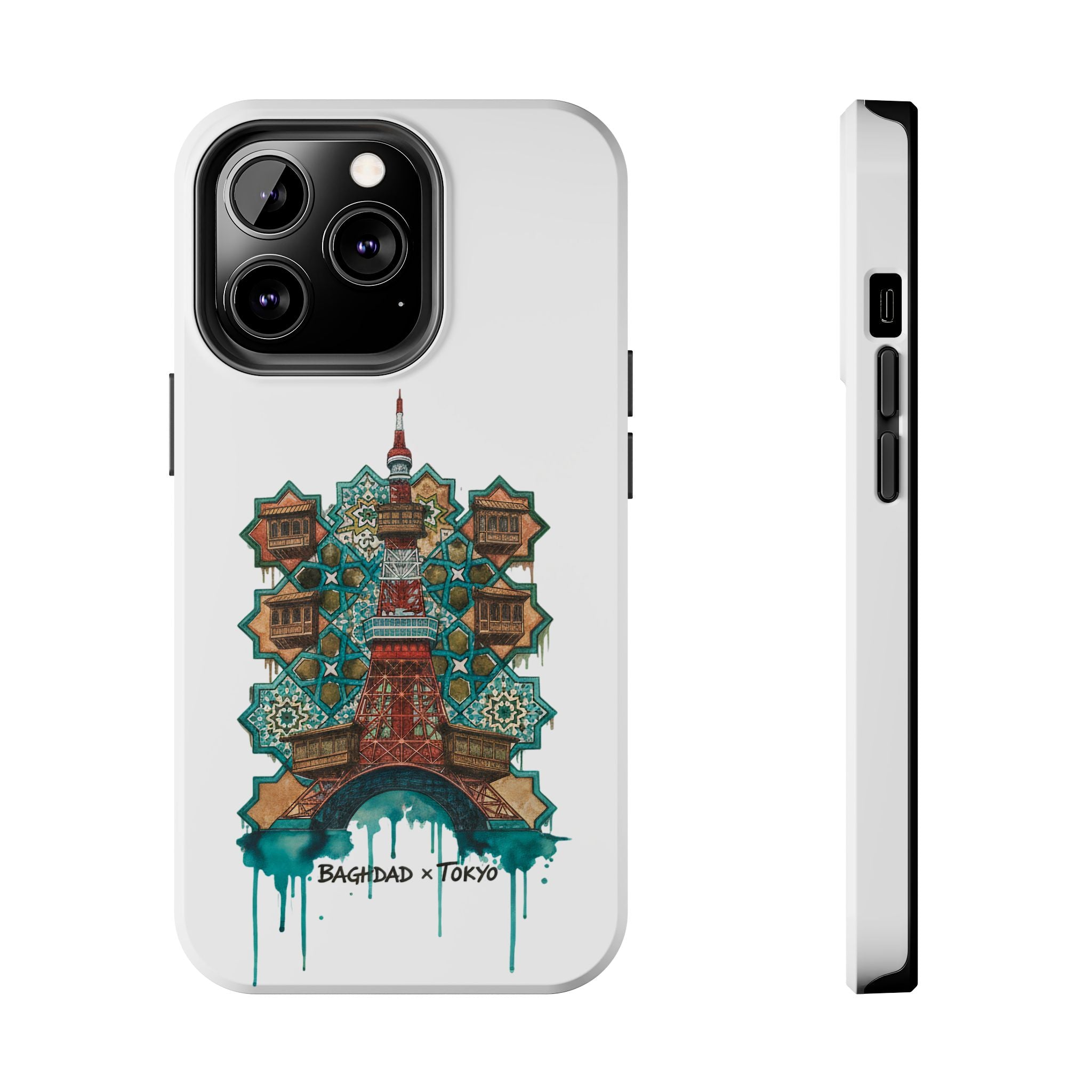 Tough Phone Case — Baghdad x Tokyo Fusion Artwork