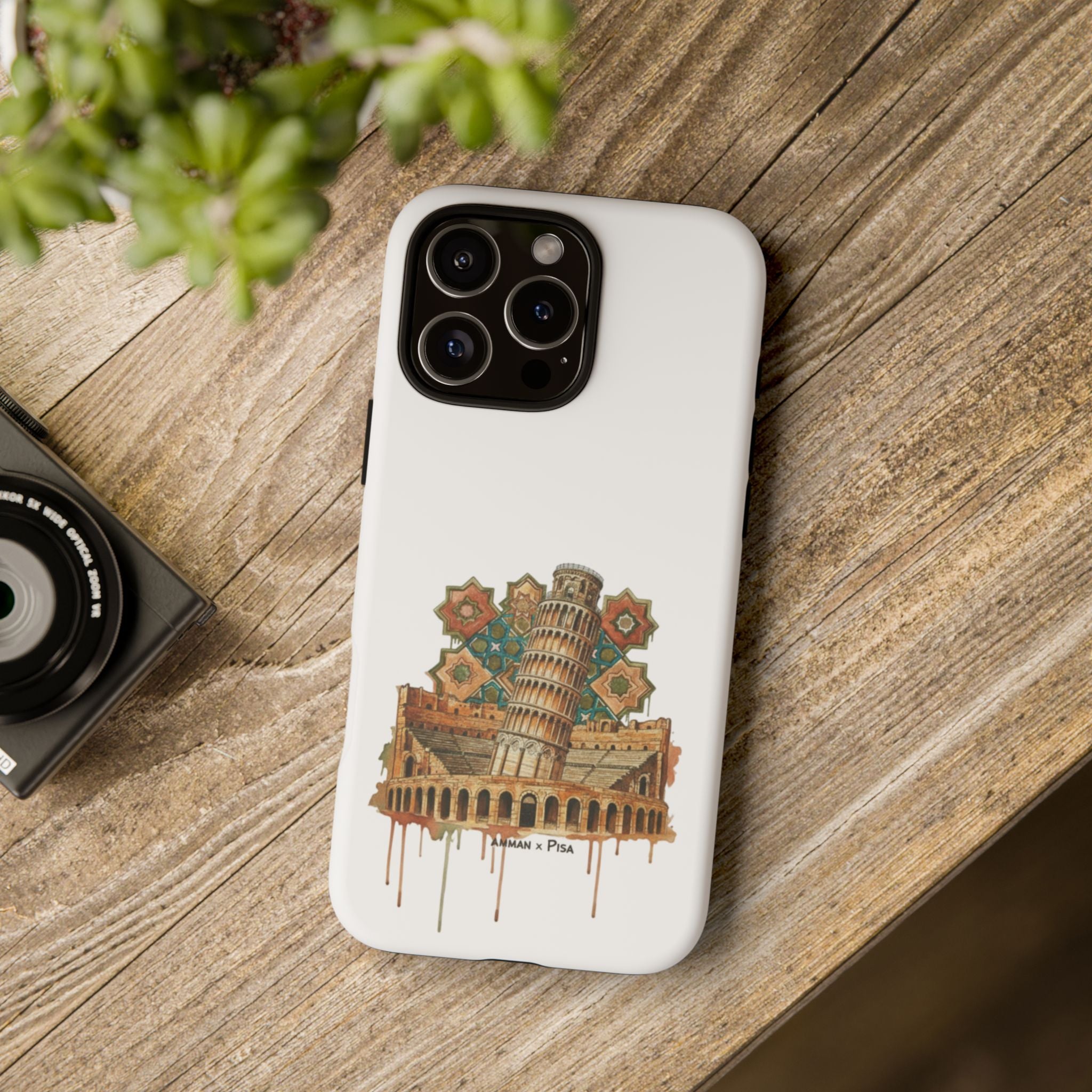 Leaning Tower Tough Phone Case — Vintage Pisa Travel Design