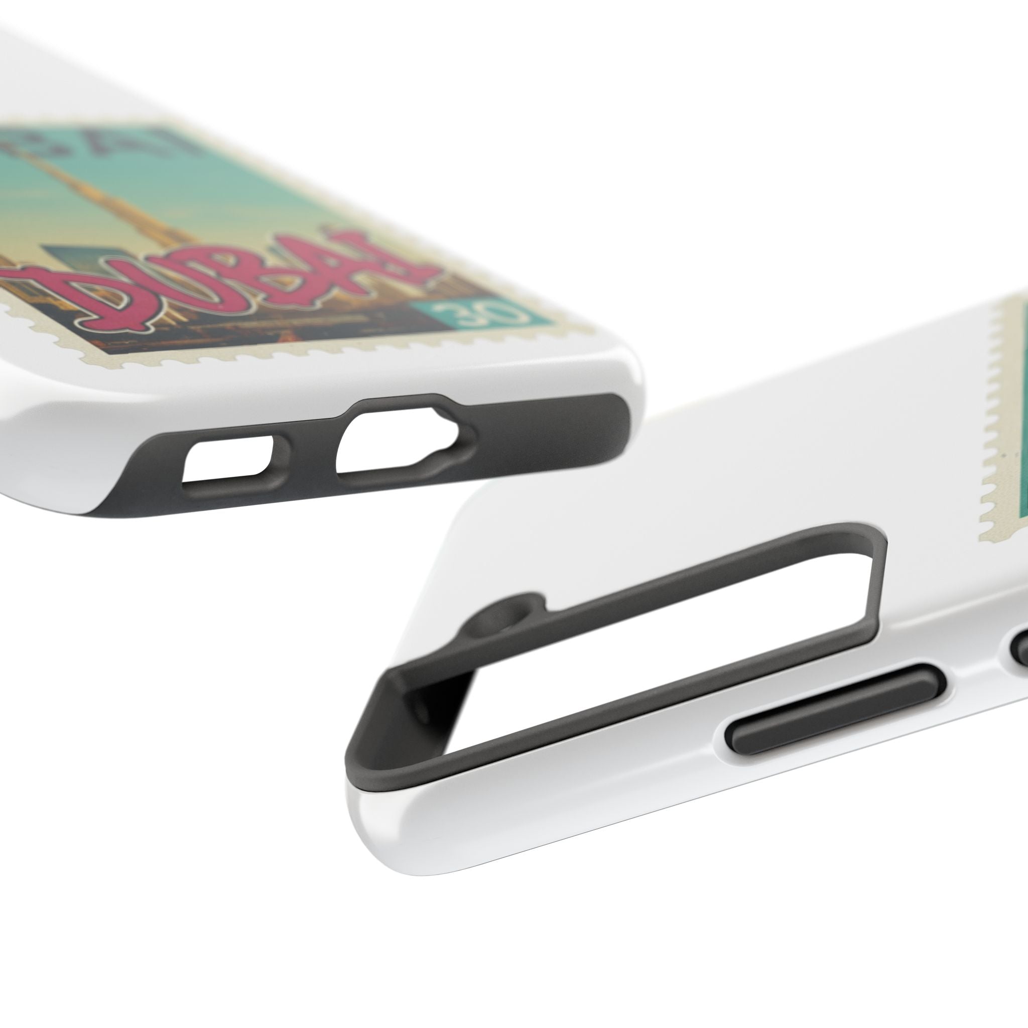 Dubai Postage Stamp Phone Case — Travel-Inspired Tough iPhone Case