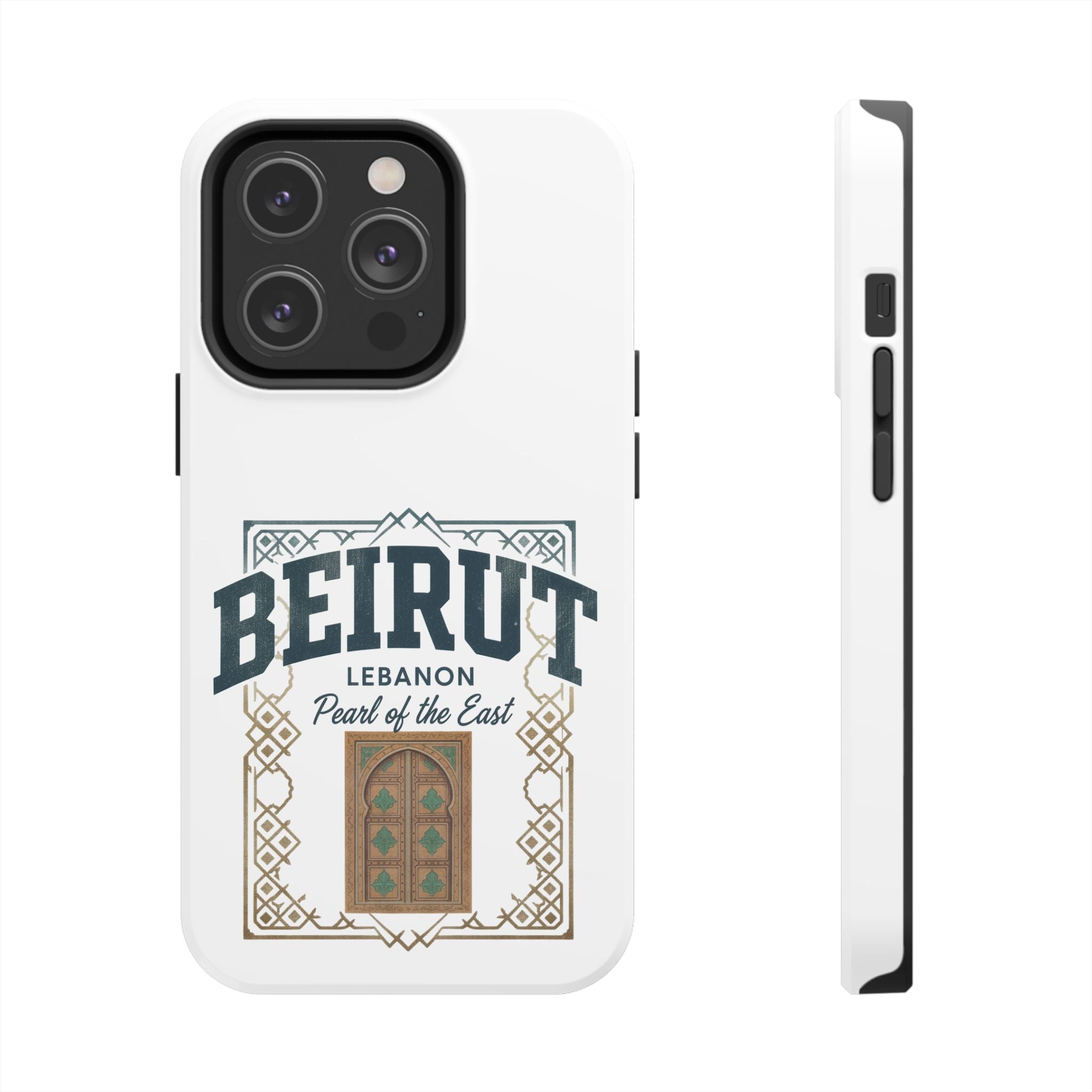 Beirut Lebanon Tough Phone Case — 'Pearl of the East' Vintage Door Design