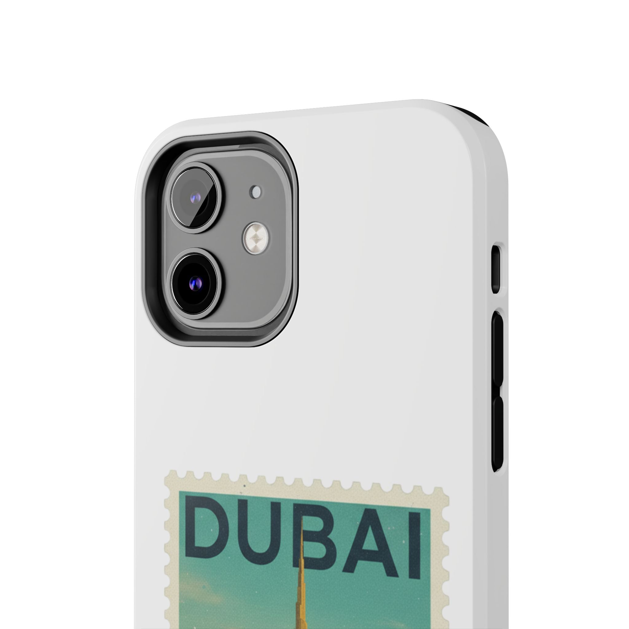 Dubai Postage Stamp Phone Case — Travel-Inspired Tough iPhone Case