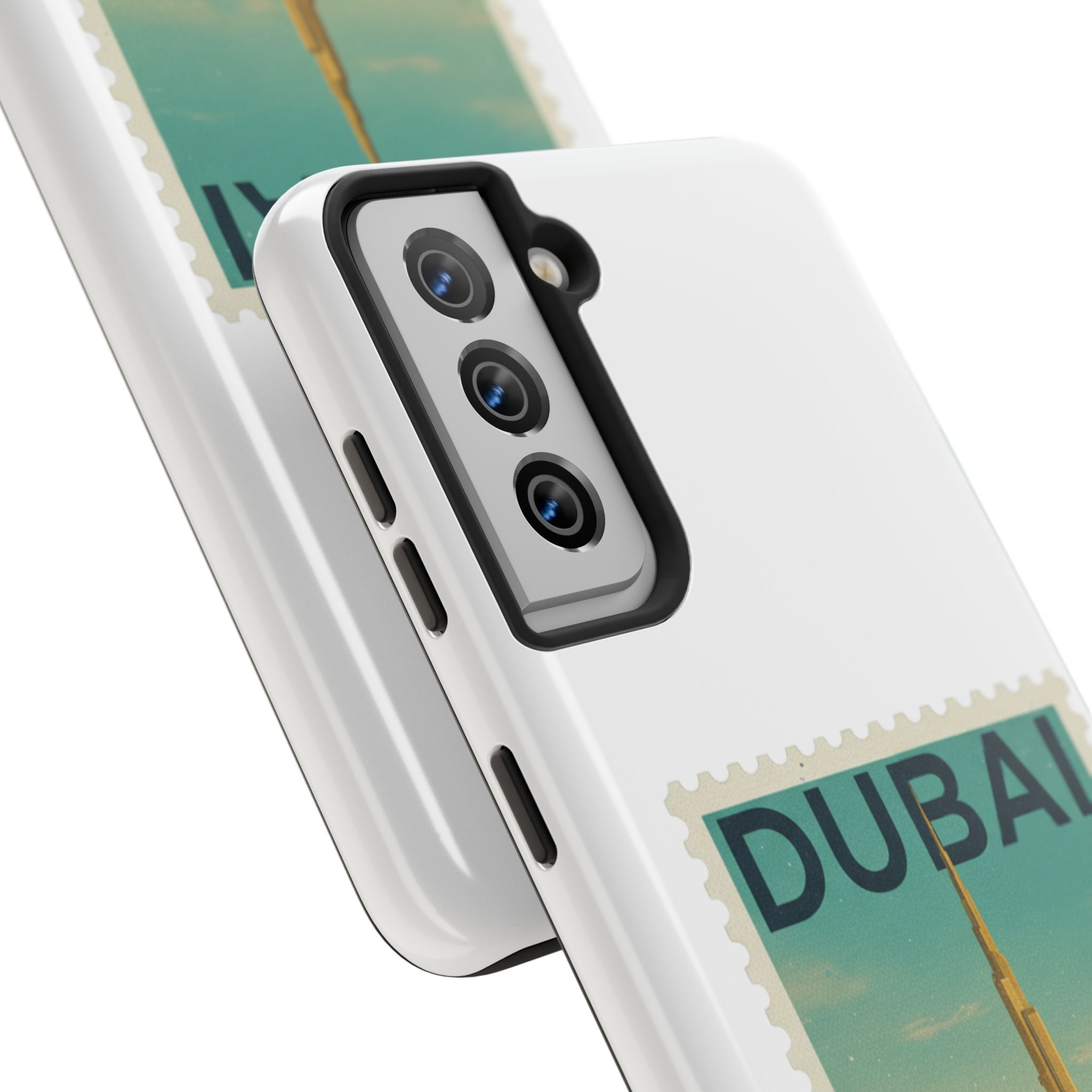 Dubai Postage Stamp Phone Case — Travel-Inspired Tough iPhone Case