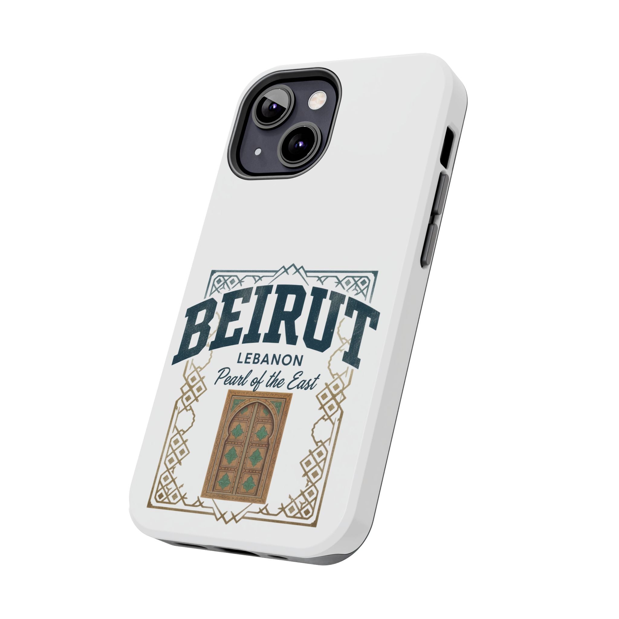 Beirut Lebanon Tough Phone Case — 'Pearl of the East' Vintage Door Design