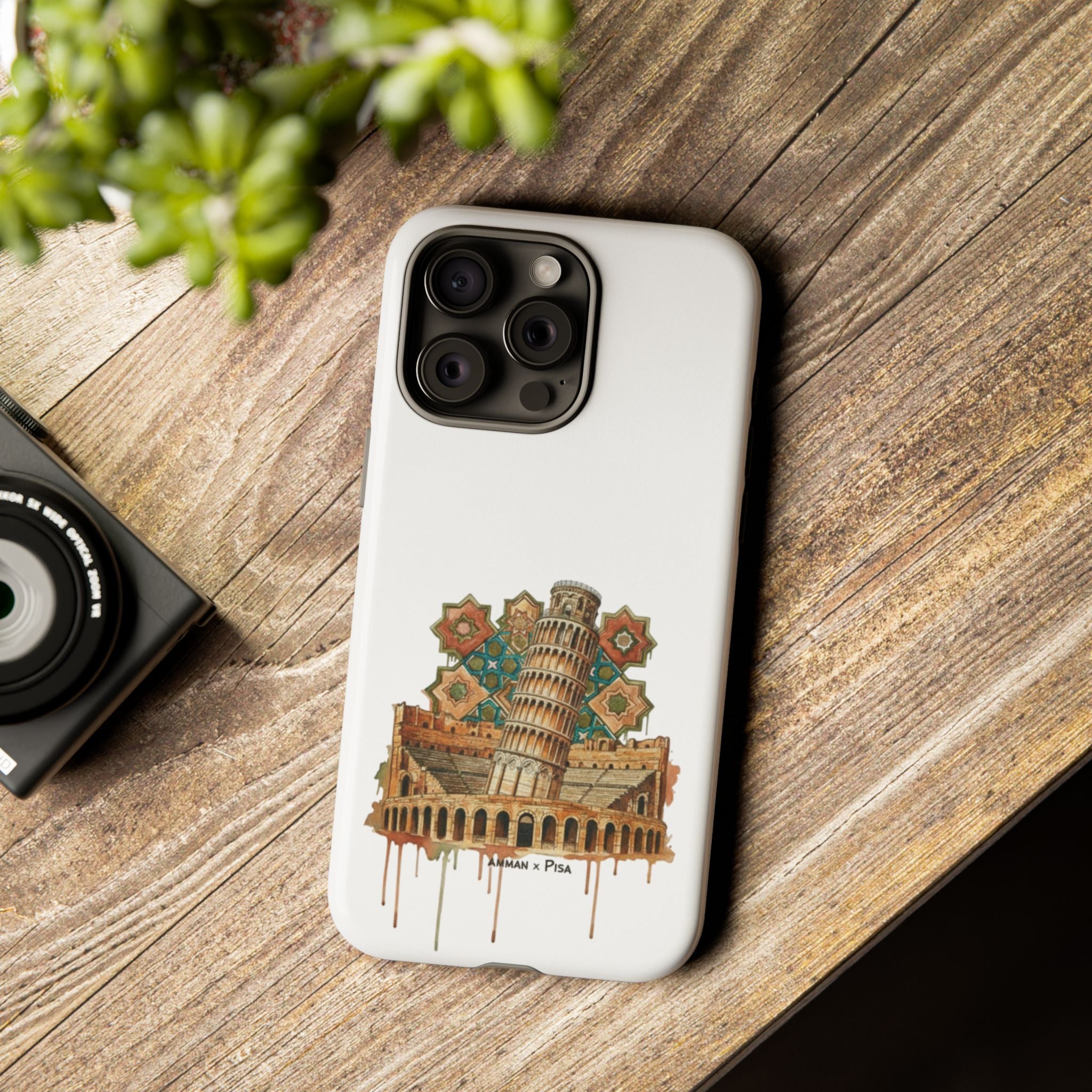 Leaning Tower Tough Phone Case — Vintage Pisa Travel Design