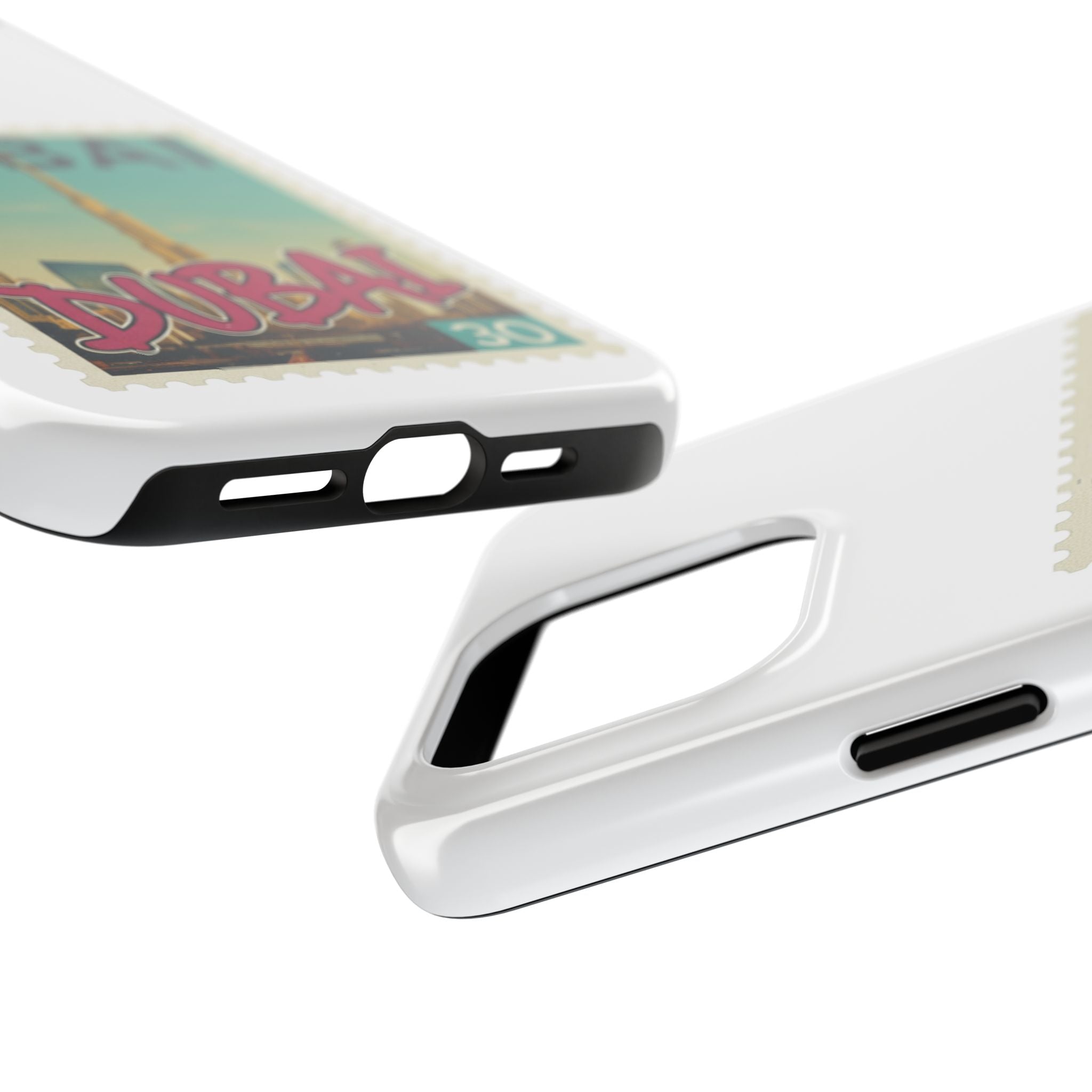 Dubai Postage Stamp Phone Case — Travel-Inspired Tough iPhone Case