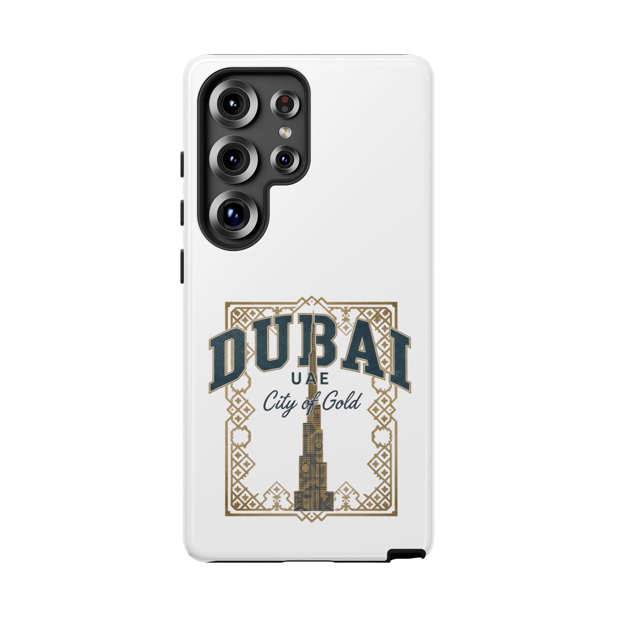 Dubai City of Gold Tough Phone Case — Protective Travel Phone Cover