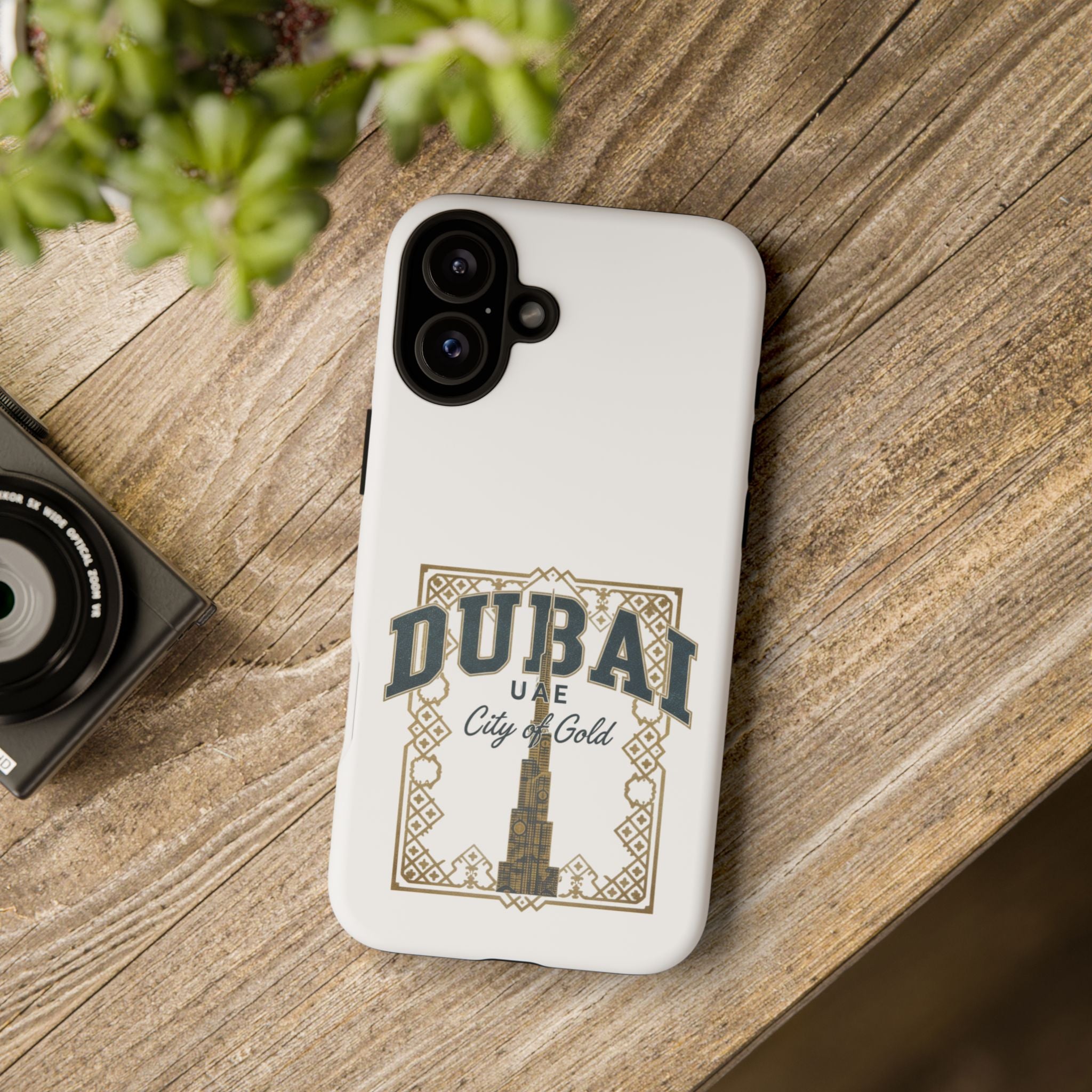 Dubai City of Gold Tough Phone Case — Protective Travel Phone Cover