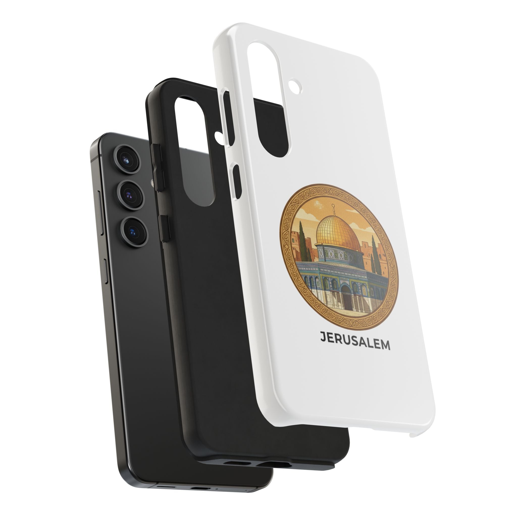 Jerusalem Dome Tough Phone Case — Golden Dome of the Rock Illustration