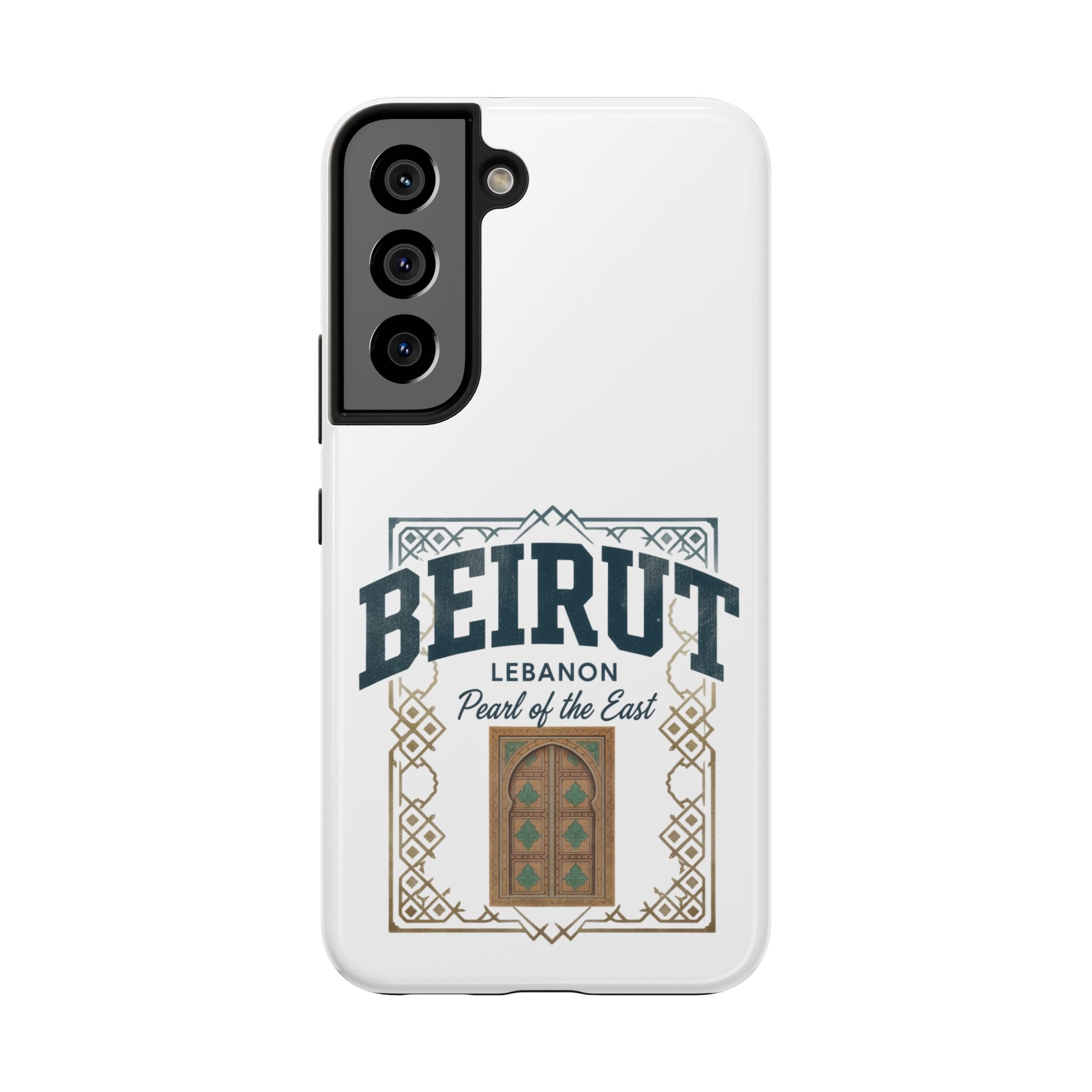 Beirut Lebanon Tough Phone Case — 'Pearl of the East' Vintage Door Design