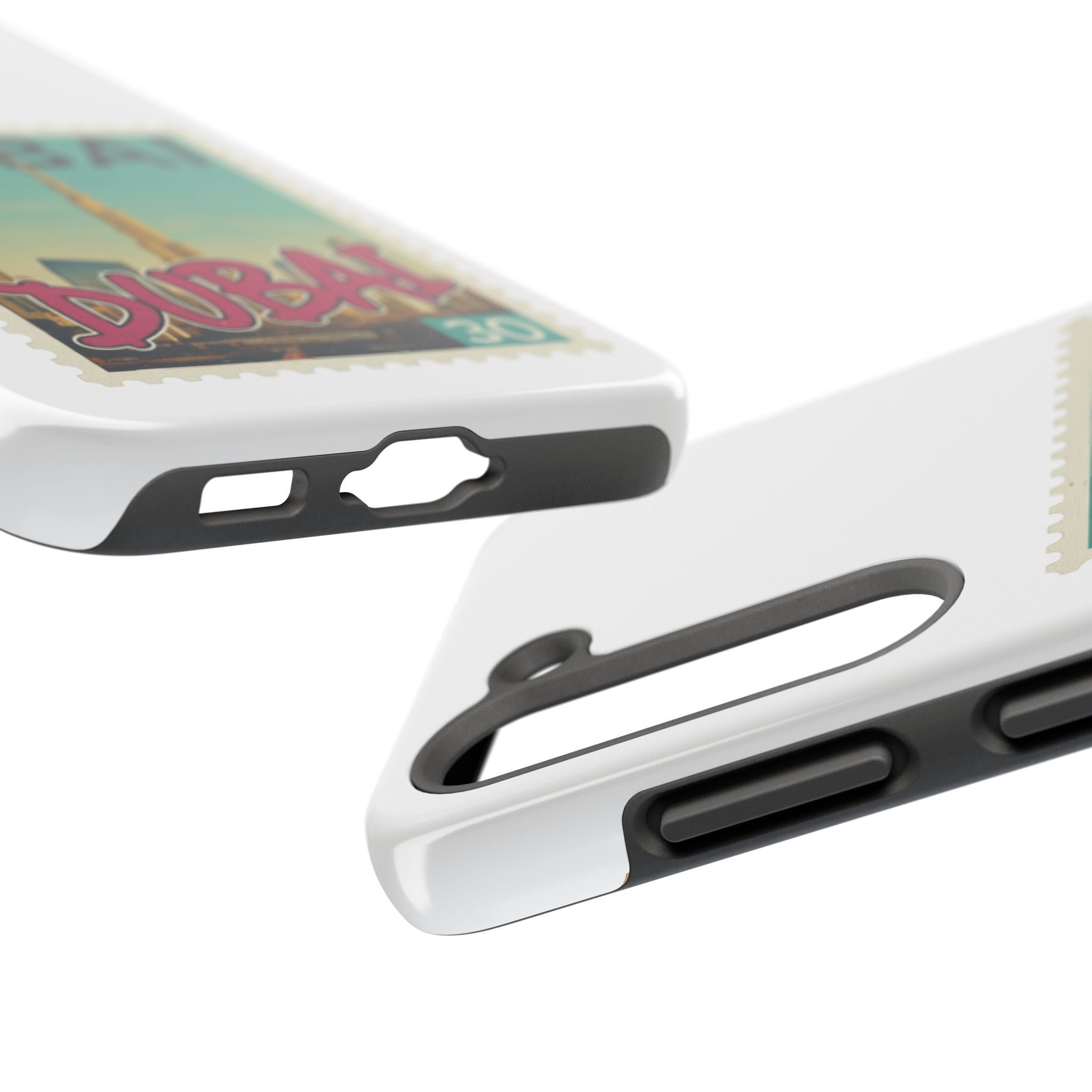 Dubai Postage Stamp Phone Case — Travel-Inspired Tough iPhone Case