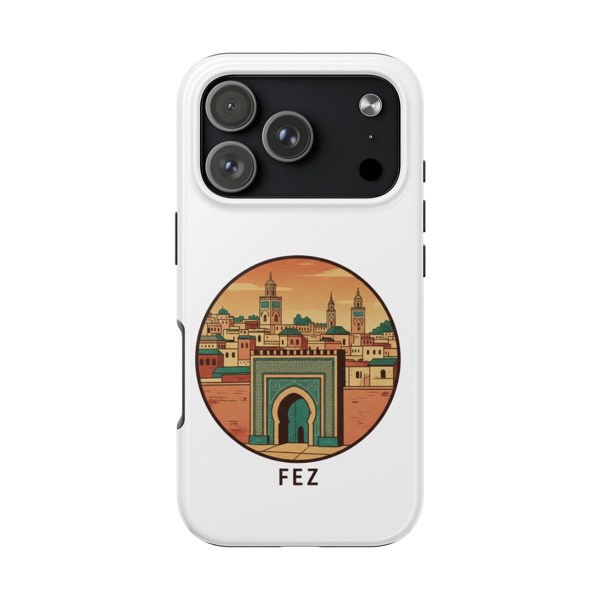 Fez City Tough Phone Case — Moroccan Archway Travel Phone Case