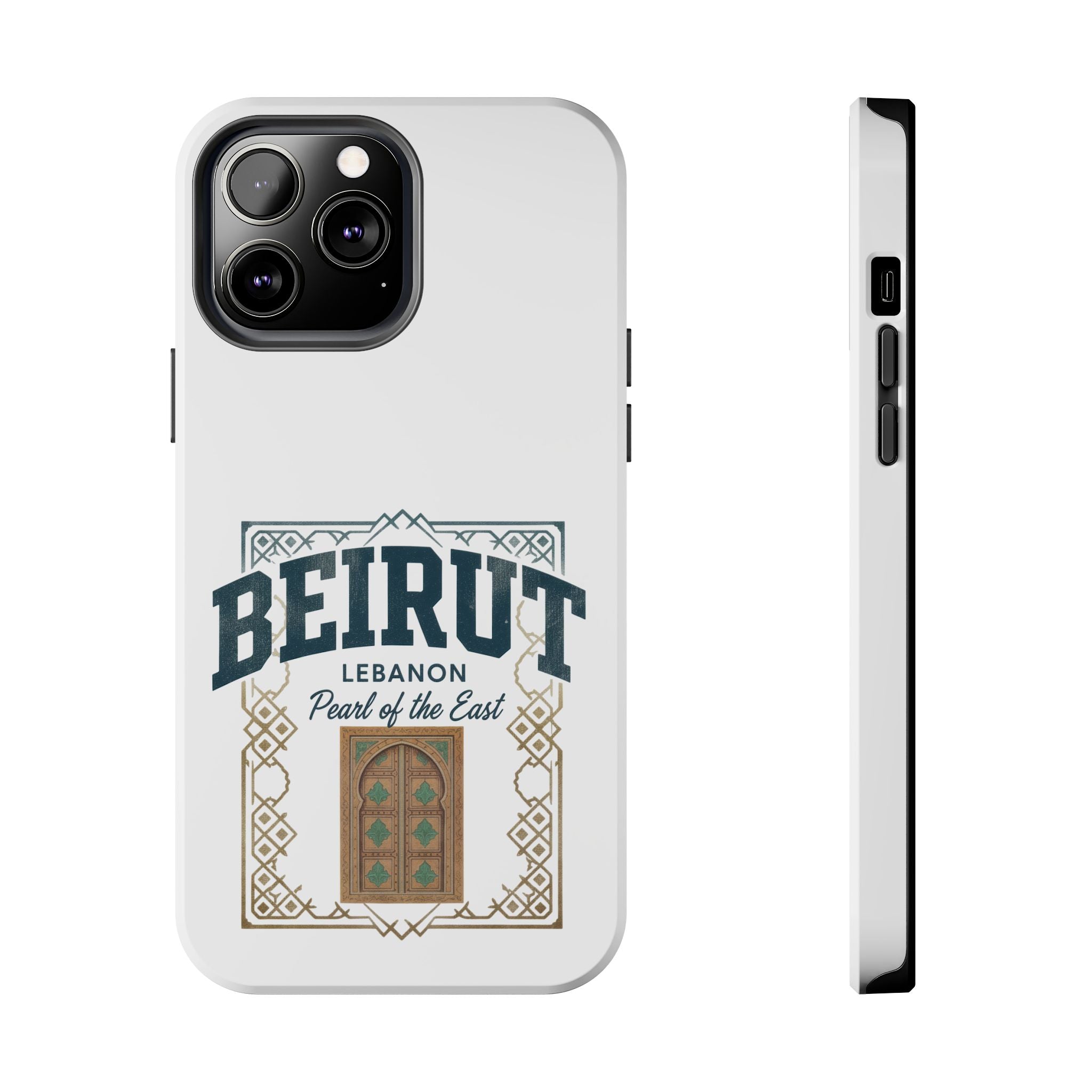 Beirut Lebanon Tough Phone Case — 'Pearl of the East' Vintage Door Design
