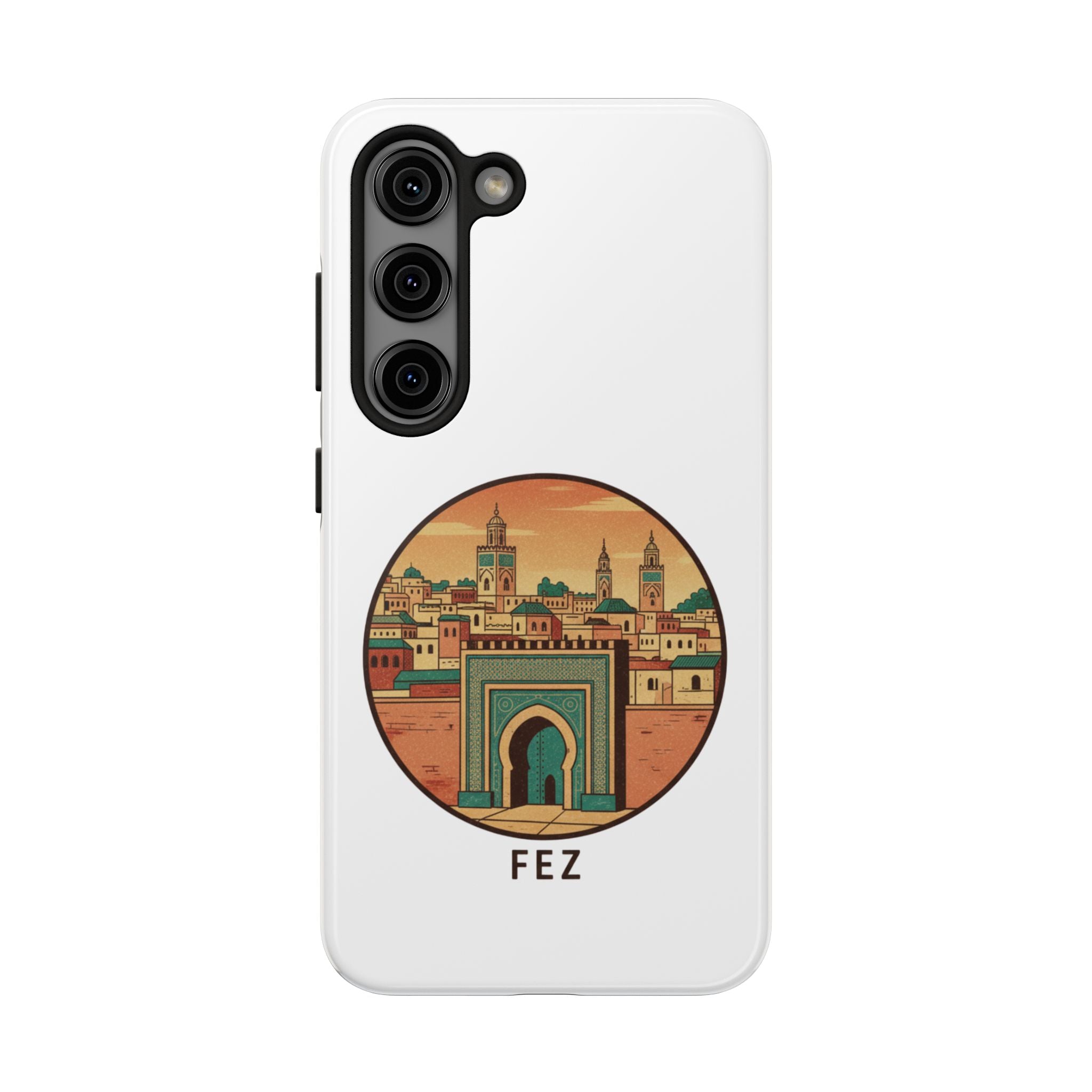 Fez City Tough Phone Case — Moroccan Archway Travel Phone Case