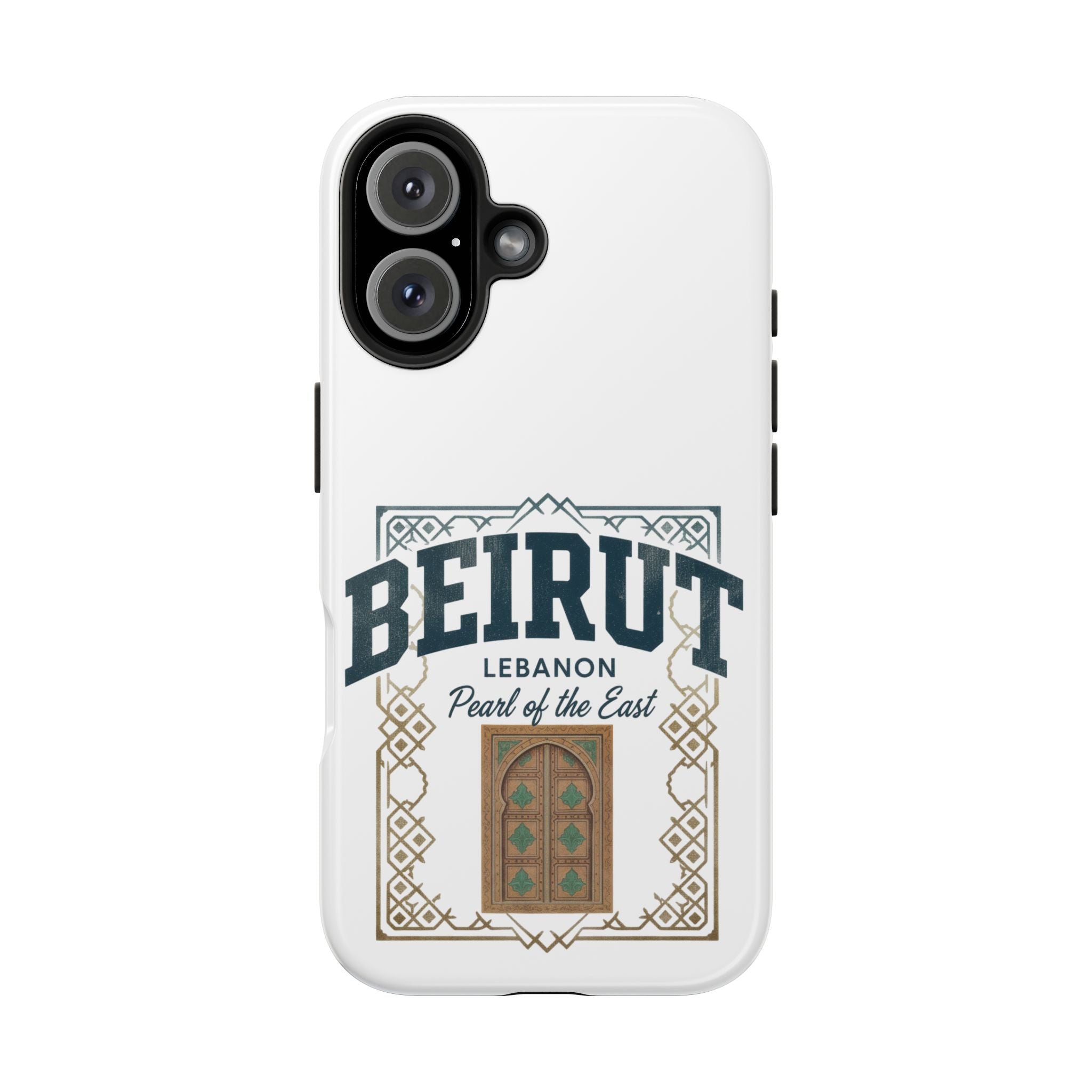 Beirut Lebanon Tough Phone Case — 'Pearl of the East' Vintage Door Design