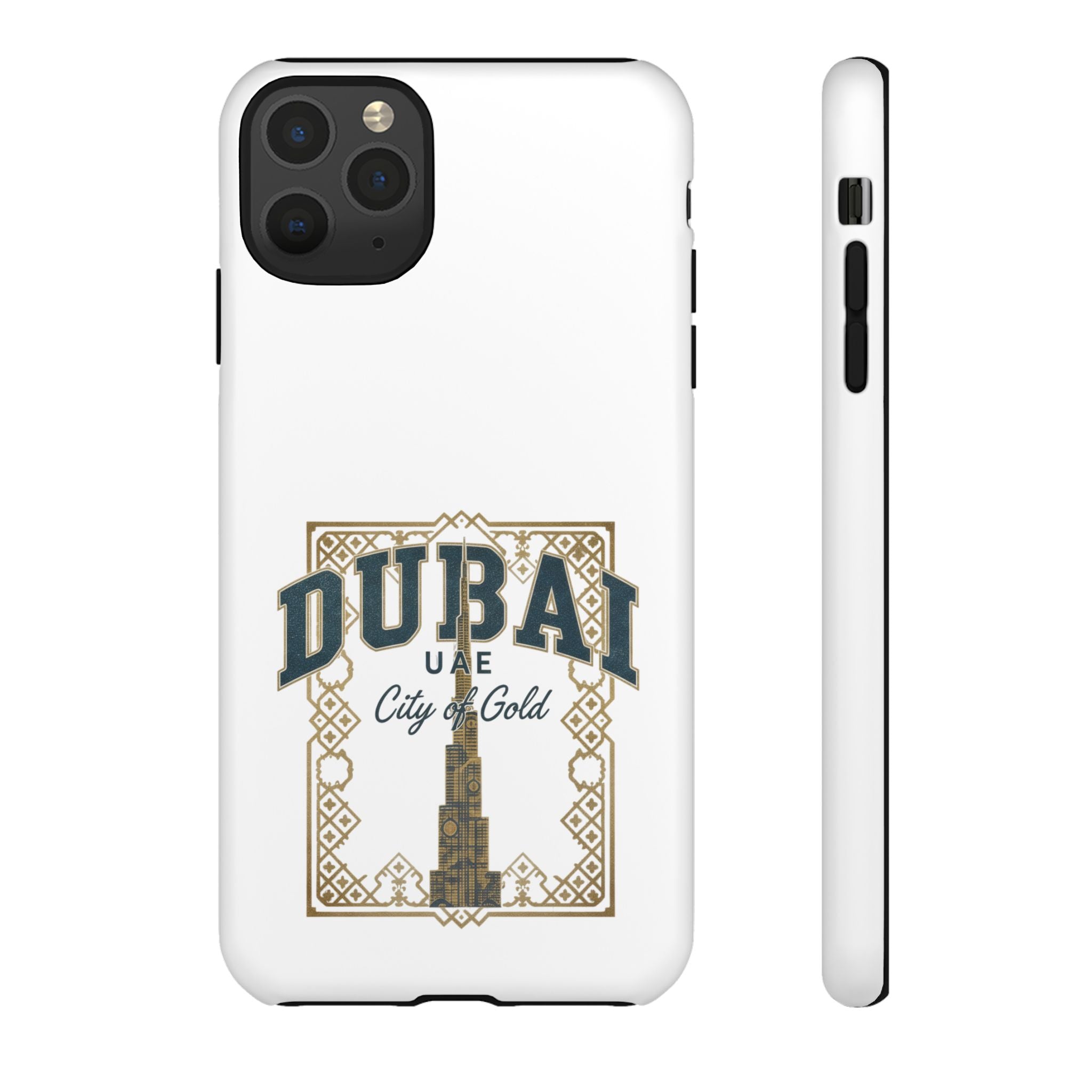 Dubai City of Gold Tough Phone Case — Protective Travel Phone Cover