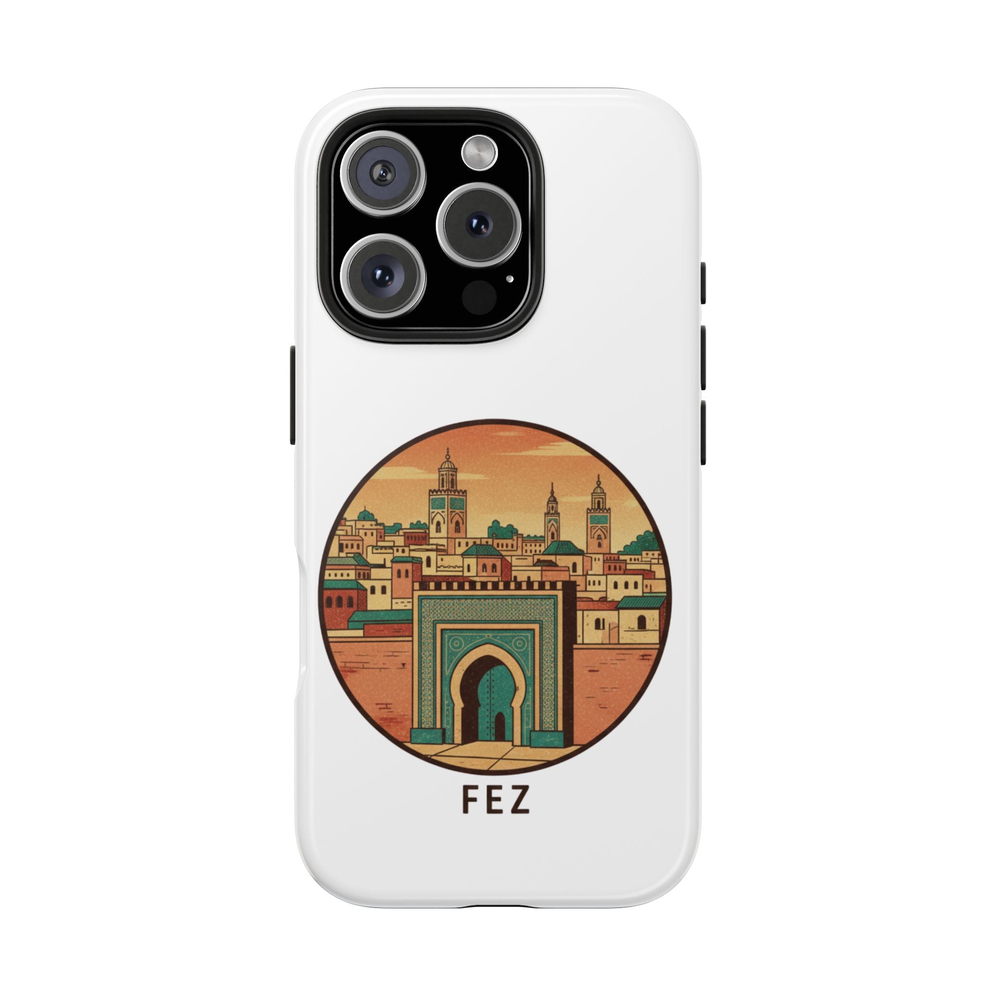 Fez City Tough Phone Case — Moroccan Archway Travel Phone Case